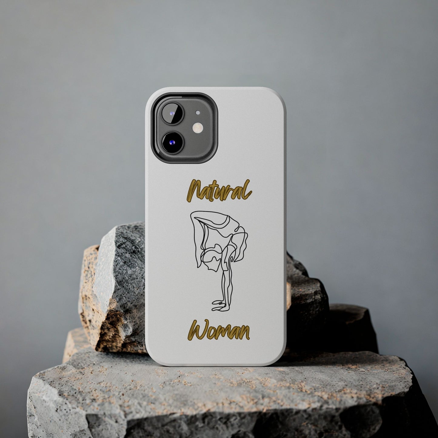 Natural Woman Flexible (BL)Tough Phone Cases WHITE