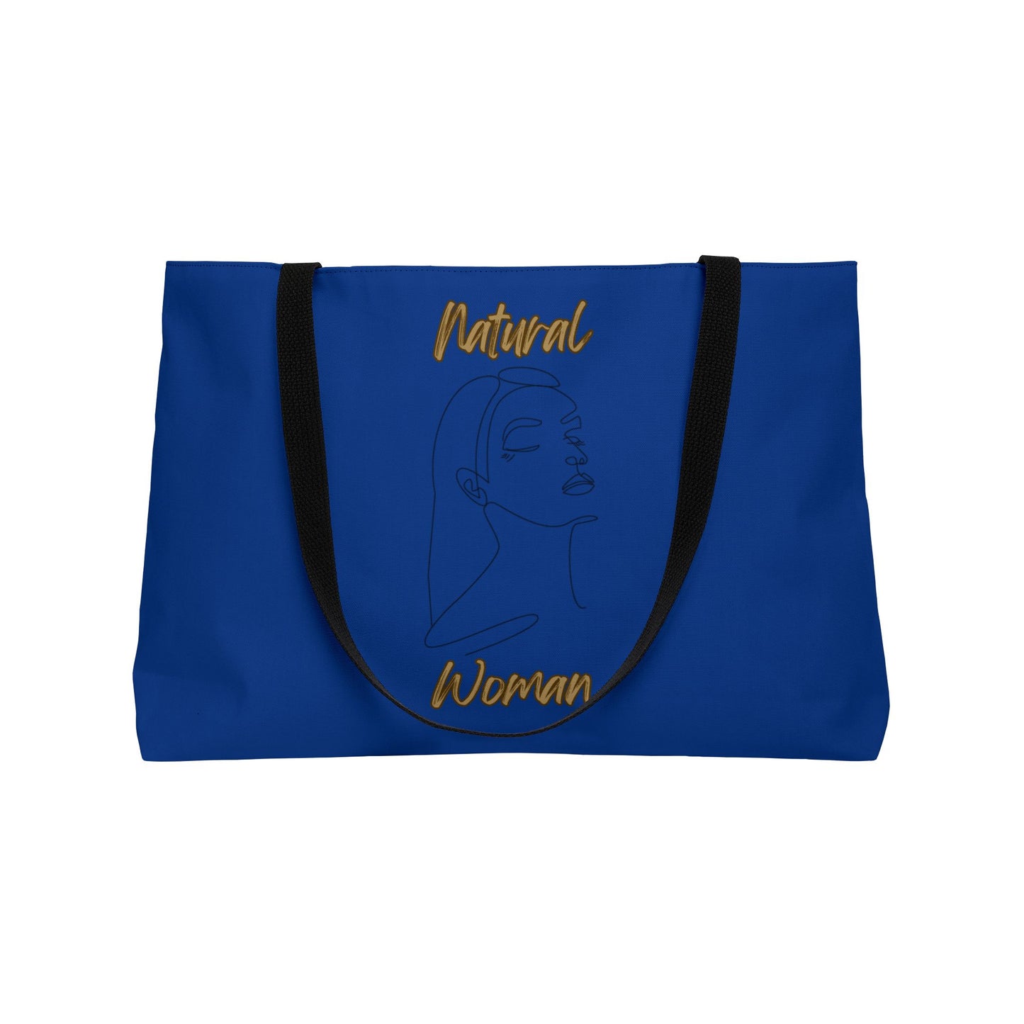 Natural Woman Calm (BL) Weekender Tote Bag DARK BLUE