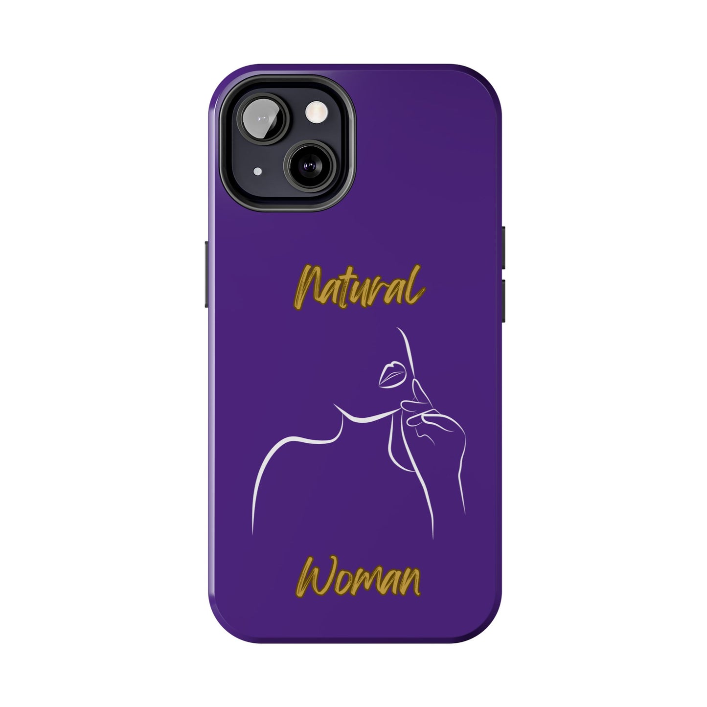 Natural Woman Chin Up (WL)Tough Phone Cases PURPLE