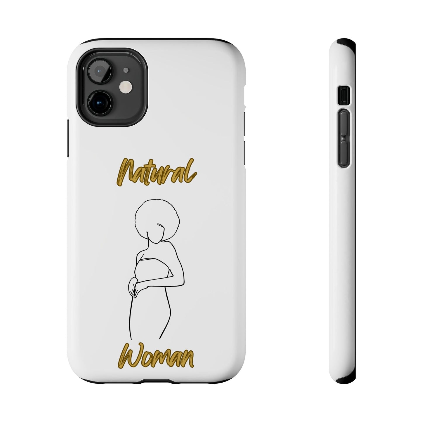 Natural Woman Sho Nuff (BL)Tough Phone Cases WHITE