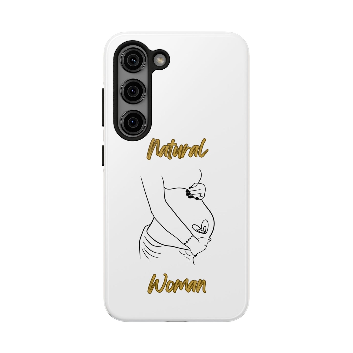 Natural Woman Loved In & Out (BL)Tough Phone Cases WHITE