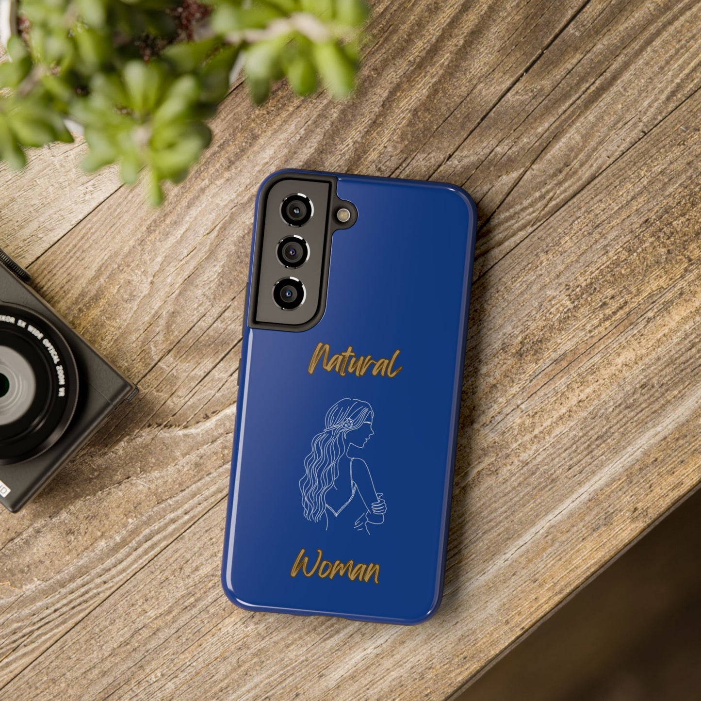 Natural Woman Young Woman (WL)Tough Phone Cases DARK BLUE