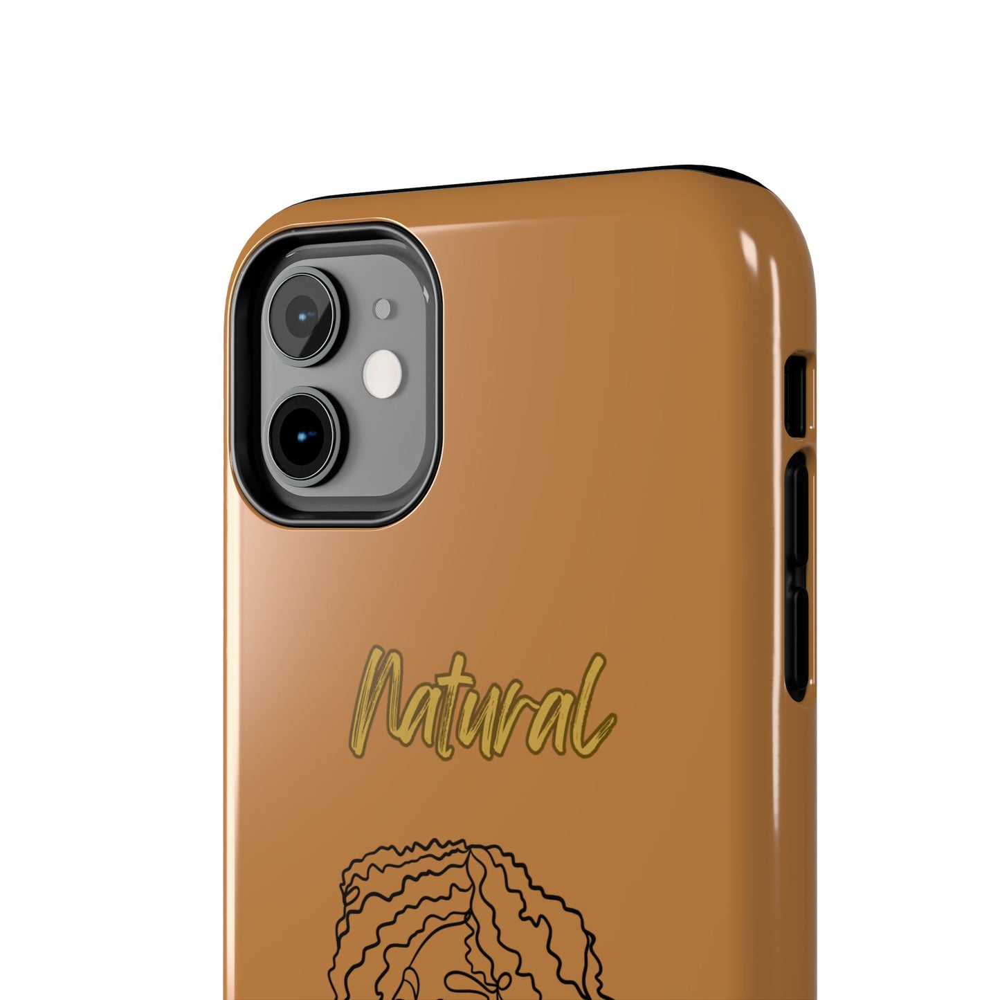 Natural Woman Naturally Me (BL)Tough Phone Cases LIGHT BROWN