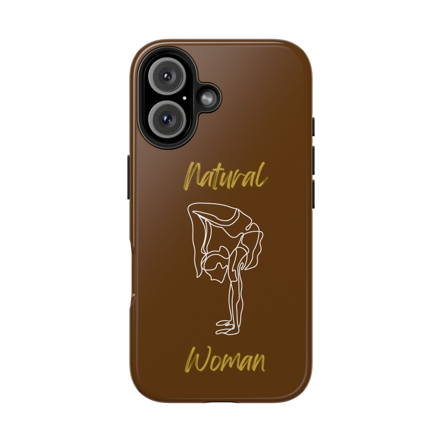 Natural Woman Flexible (WL)Tough Phone Cases BROWN