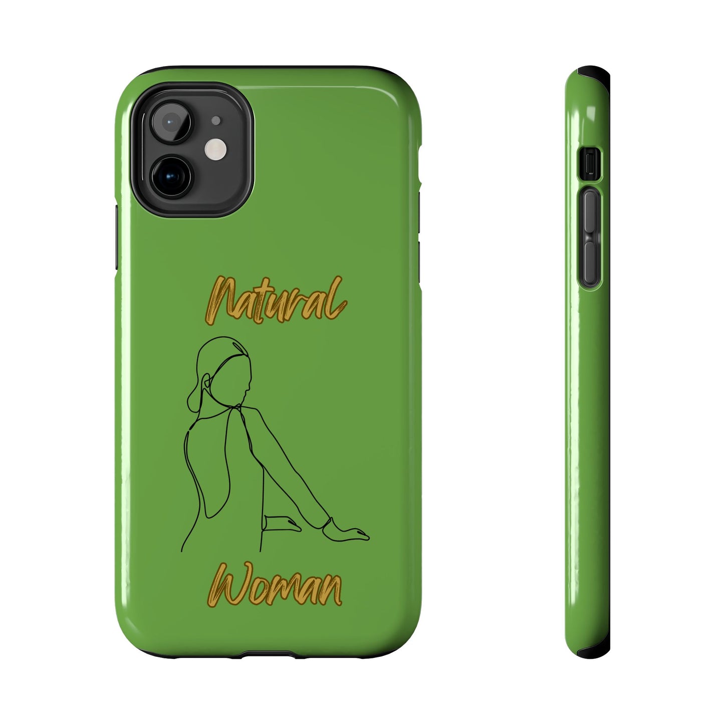 Natural Woman Hands Free (BL)Tough Phone Cases GREEN