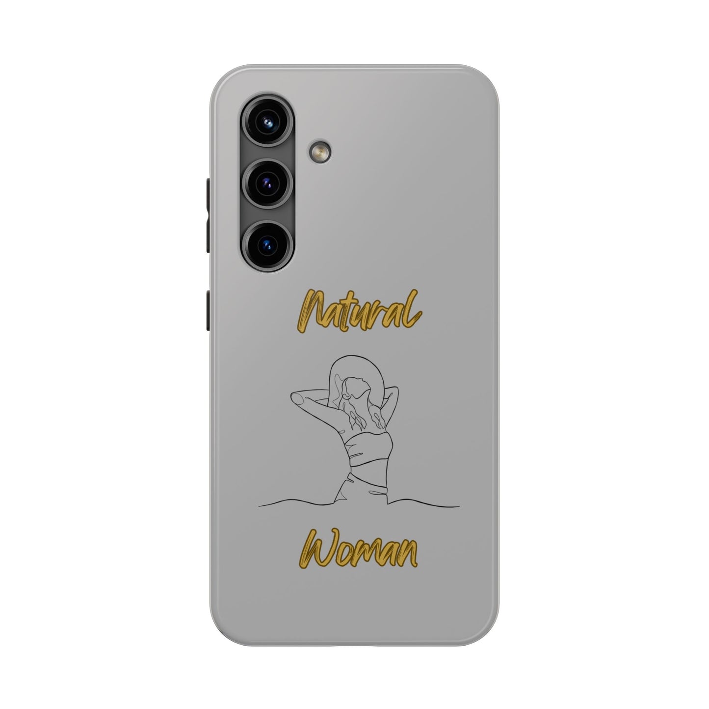 Natural Woman Sun Fun (BL)Tough Phone Cases LIGHT GREY