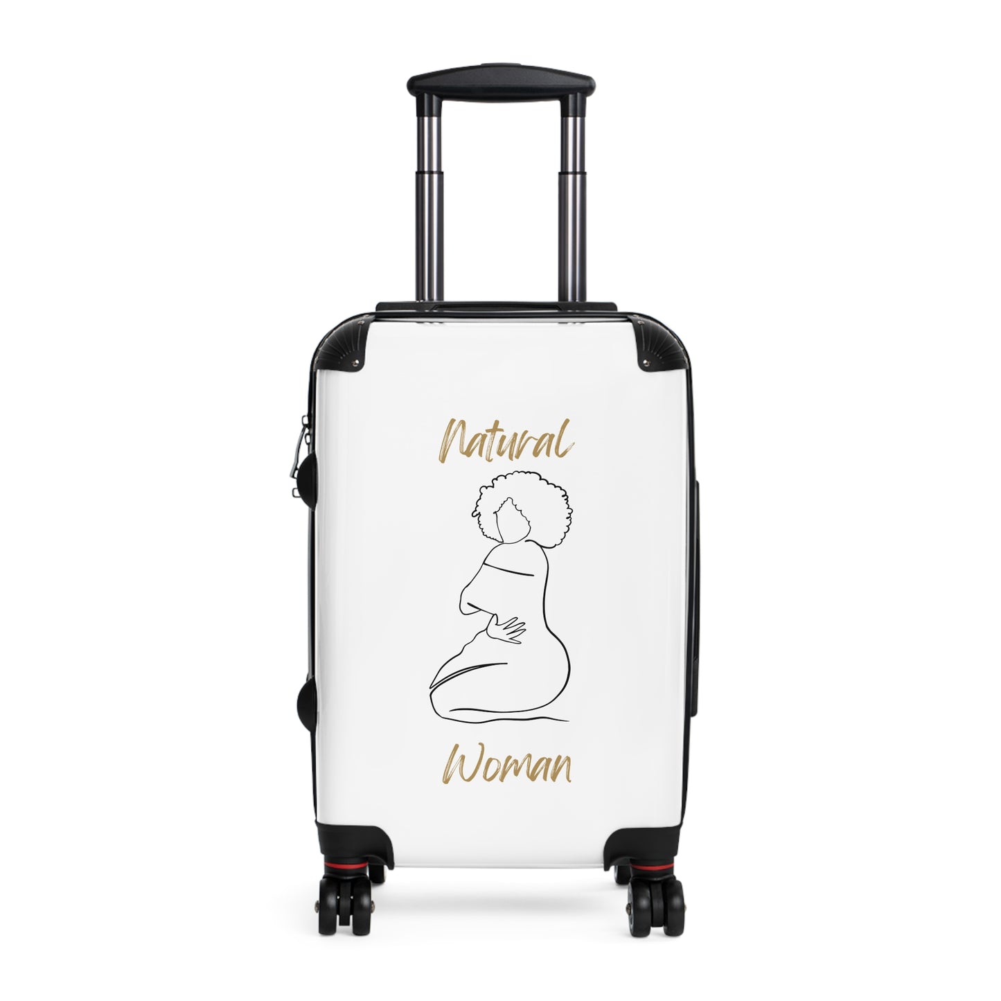 Natural Woman Hug (BL) Suitcase WHITE