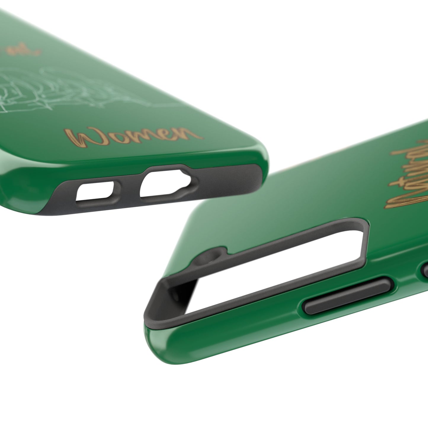 Natural Woman Loving Friends (WL) Tough Phone Cases DARK GREEN