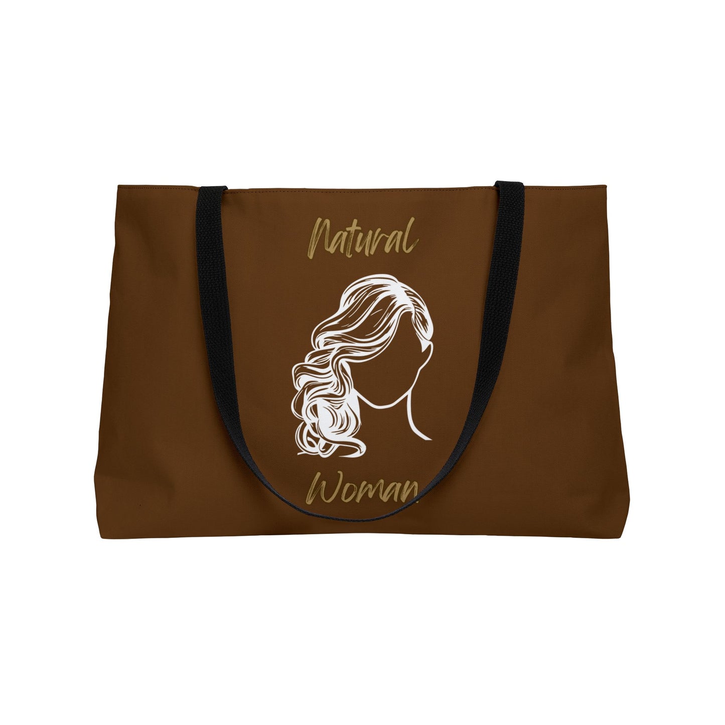 Natural Woman Long Curl (WL) Weekender Tote Bag BROWN
