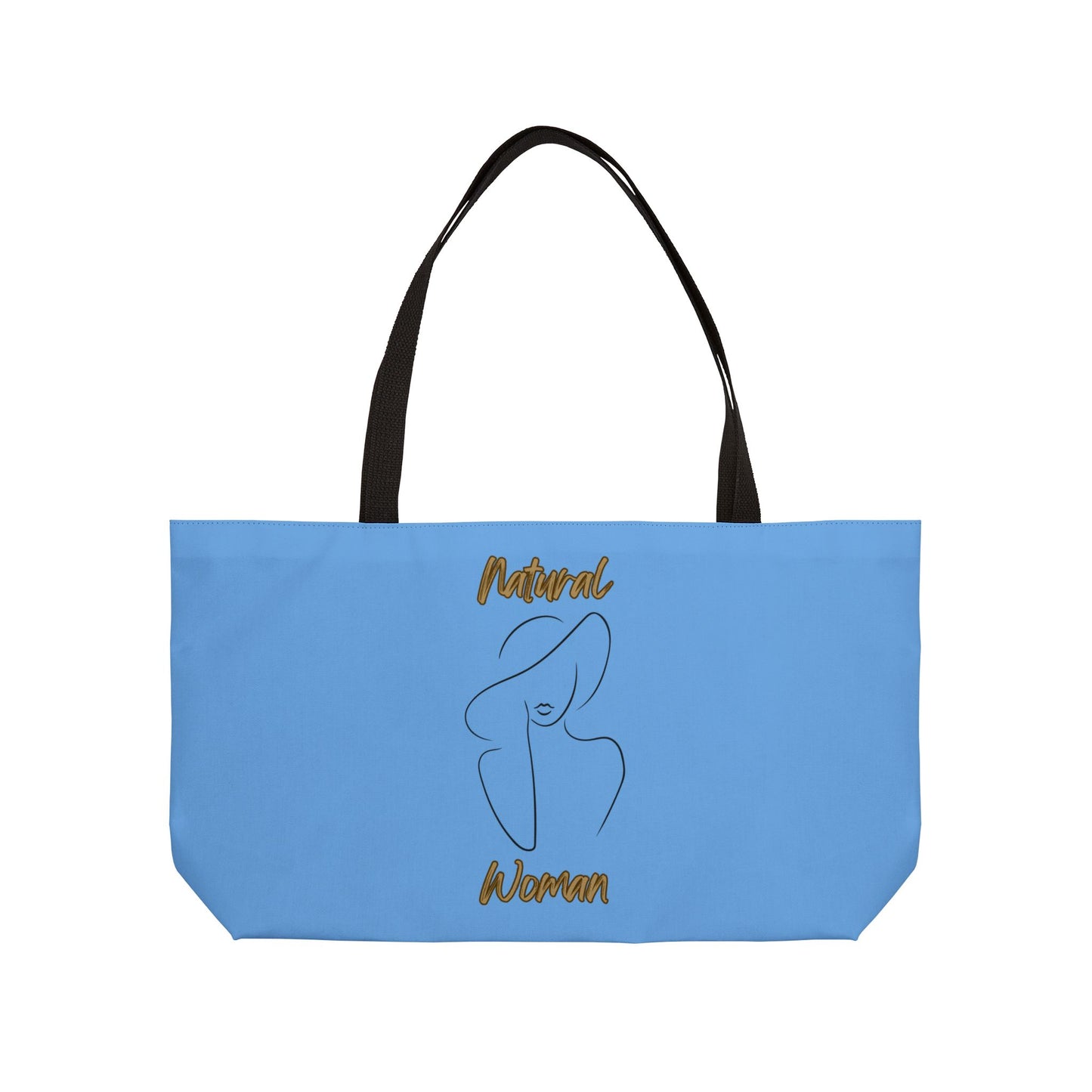 Natural Woman Sun Hat (BL) Weekender Tote Bag LIGHT BLUE