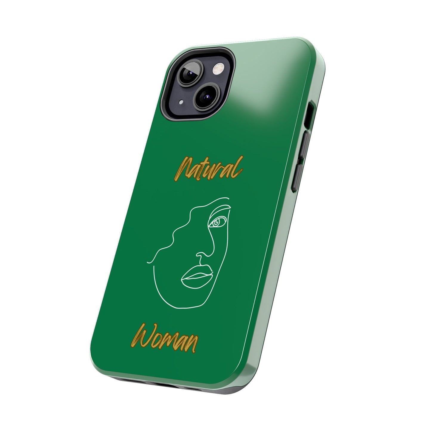 Natural Woman Peekaboo (WL)Tough Phone Cases DARK GREEN