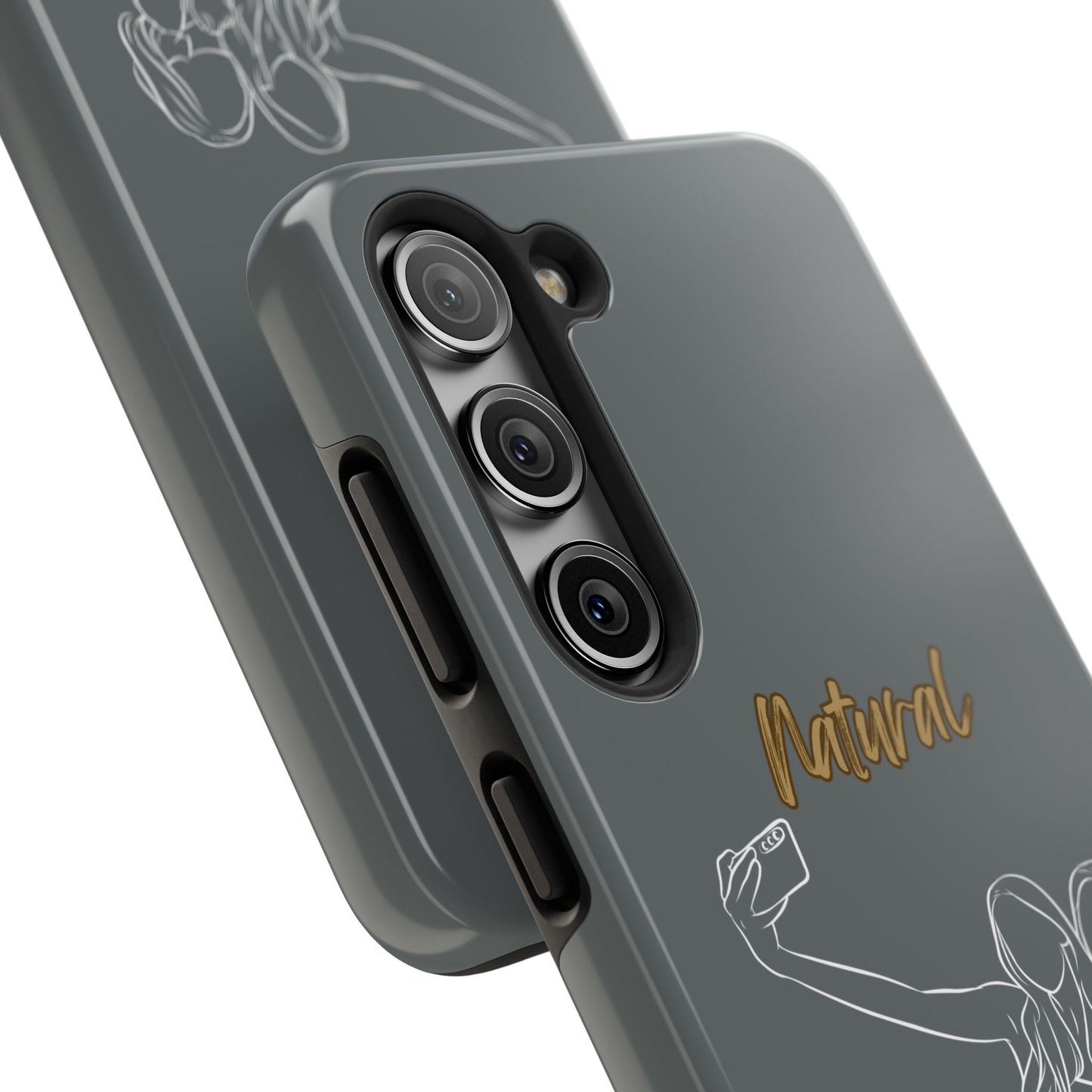 Natural Woman Friends Selfie (WL)Tough Phone Cases DARK GREY