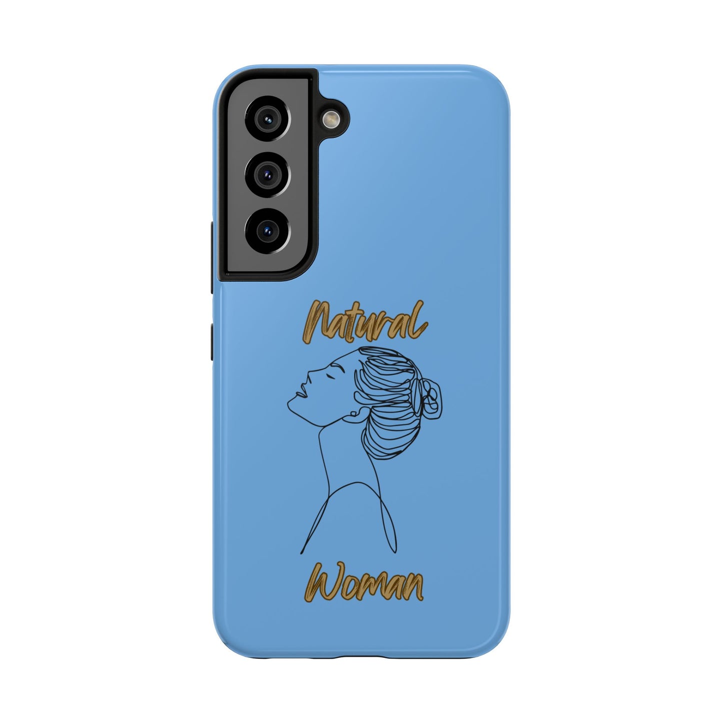 Natural Woman Wet Bun (BL) Tough Phone Cases LIGHT BLUE