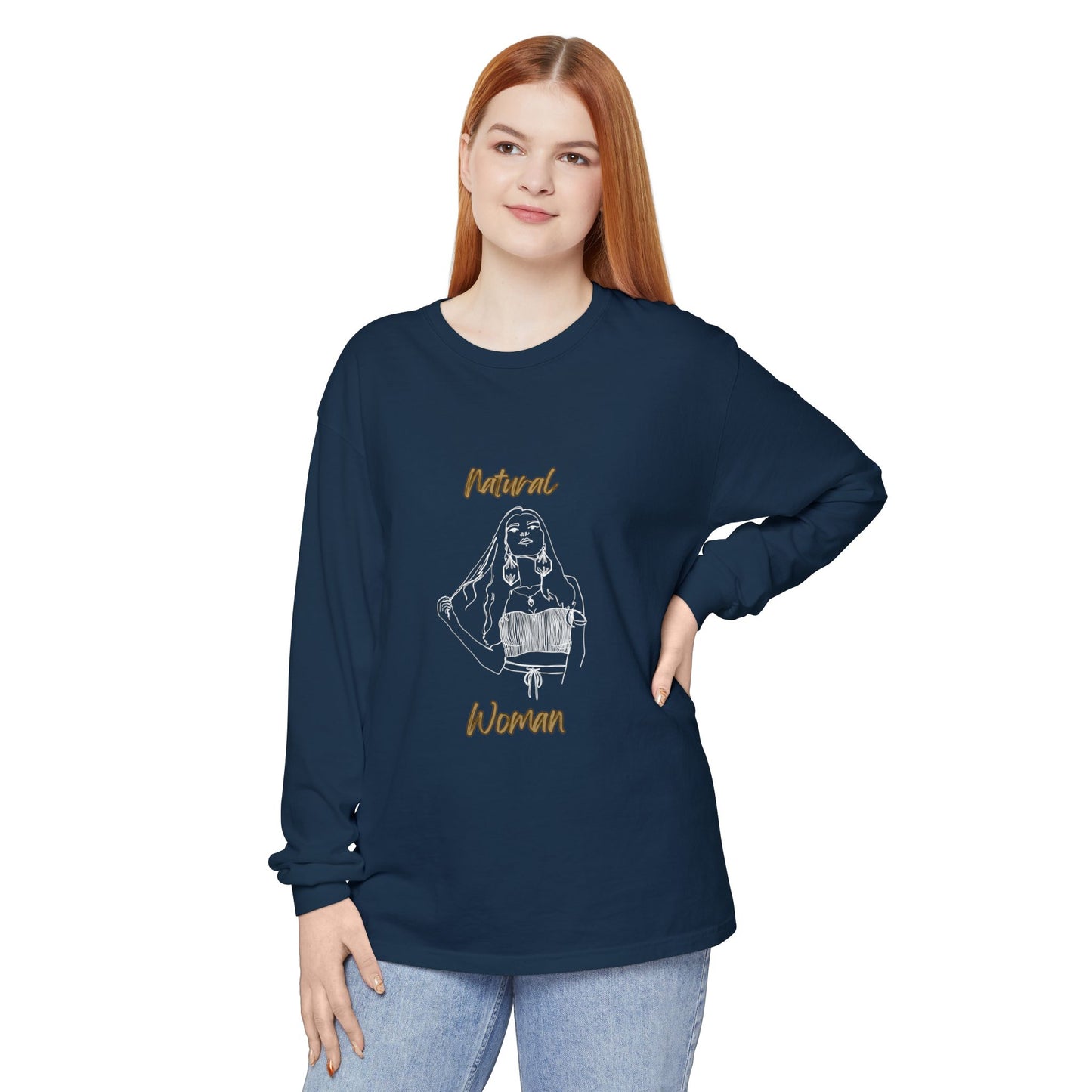 Natural Woman Thinking (WL) Long Sleeve T-Shirt