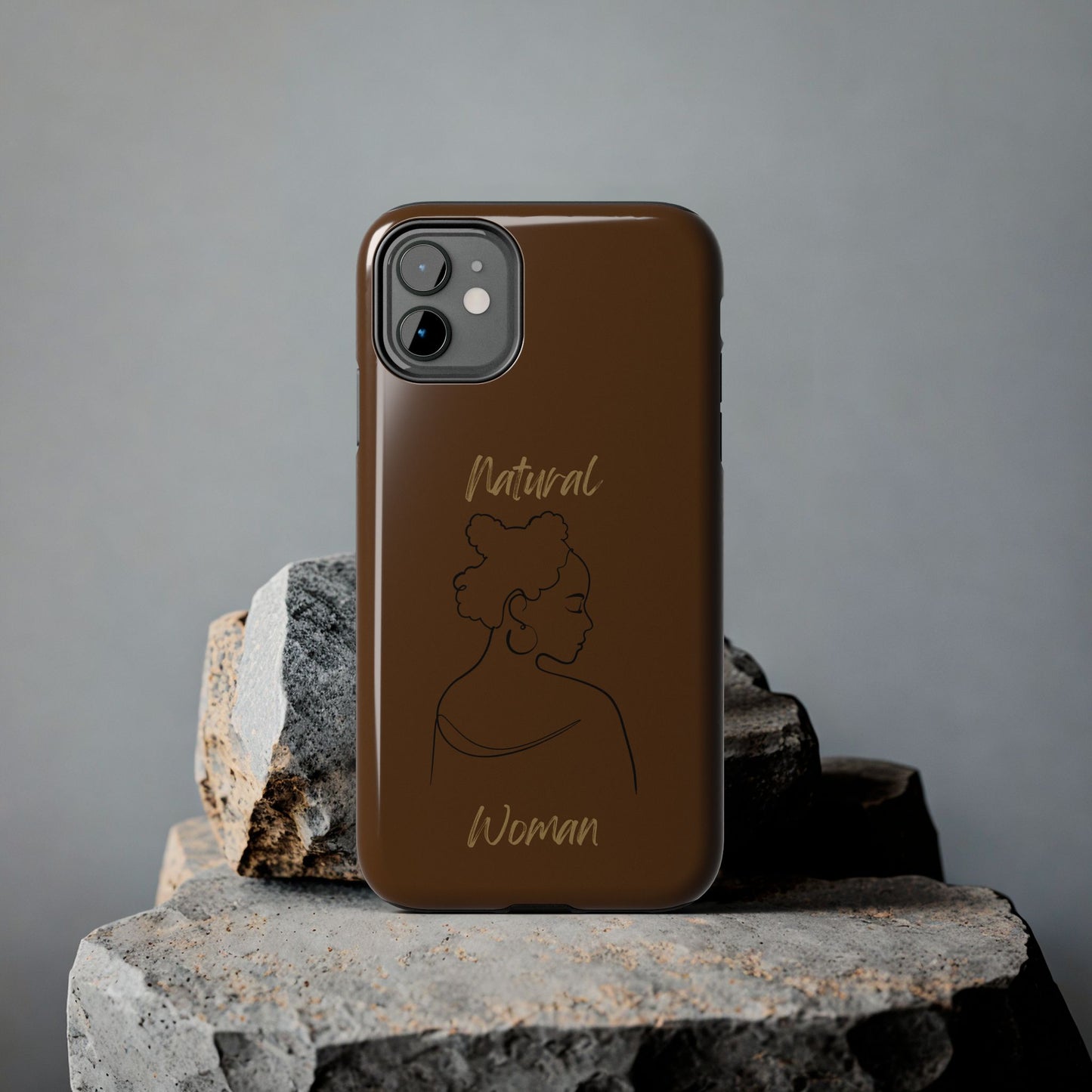 Natural Woman Twists (BL) Tough Phone Cases BROWN