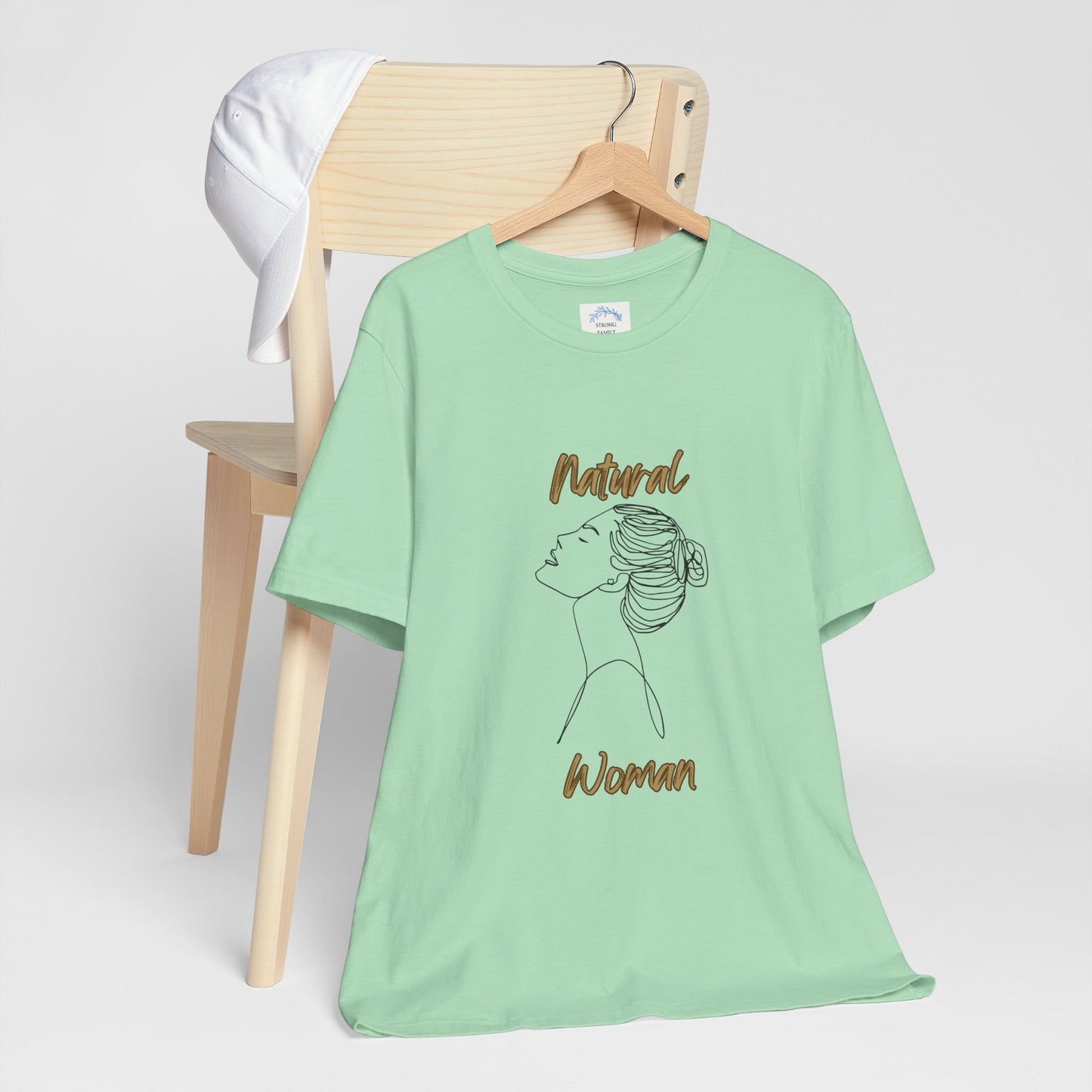Natural Woman Wet Bun (BL) Short Sleeve T-Shirt