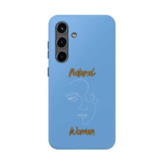 Natural Woman Looking (WL) Tough Phone Cases LIGHT BLUE