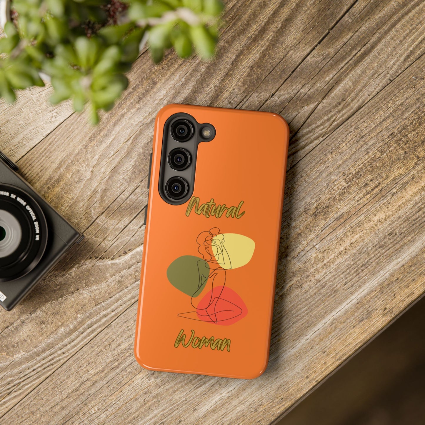 Natural Woman Colorful Pose (BL)Tough Phone Cases CRUSTA