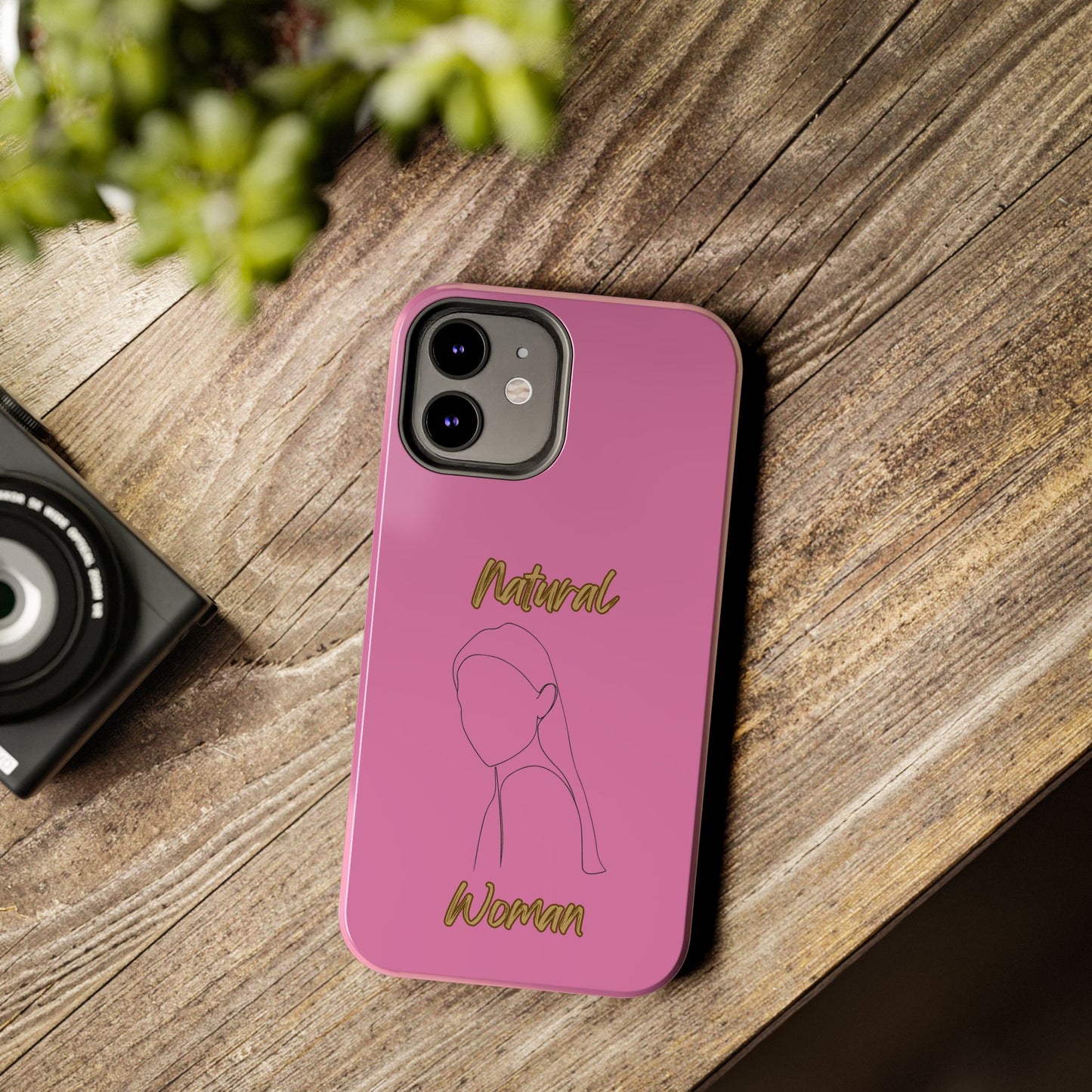 Natural Woman Tilted Look (BL) Tough Phone Cases LIGHT PINK