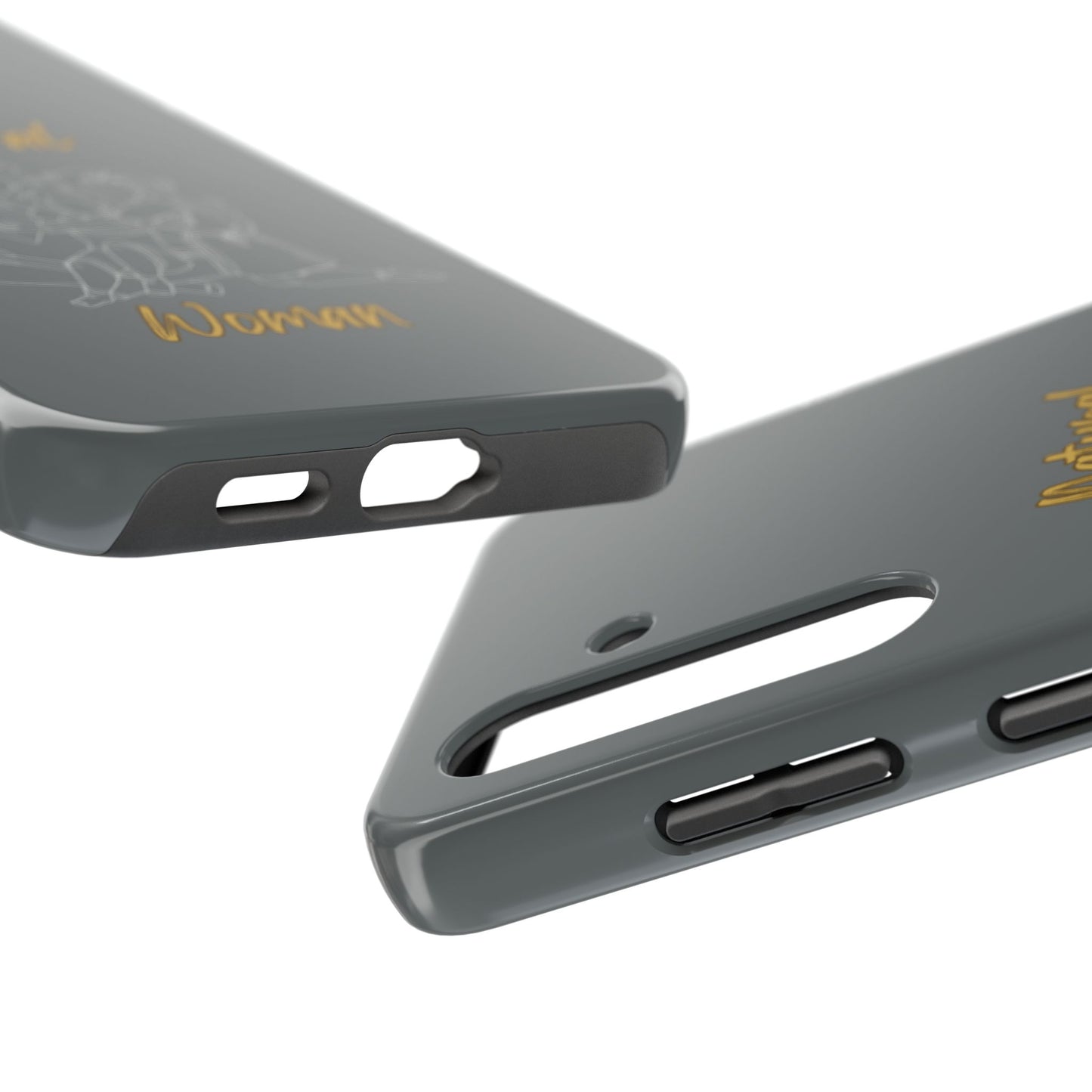 Natural Woman Bear Hugs (WL) Tough Phone Cases DARK GREY