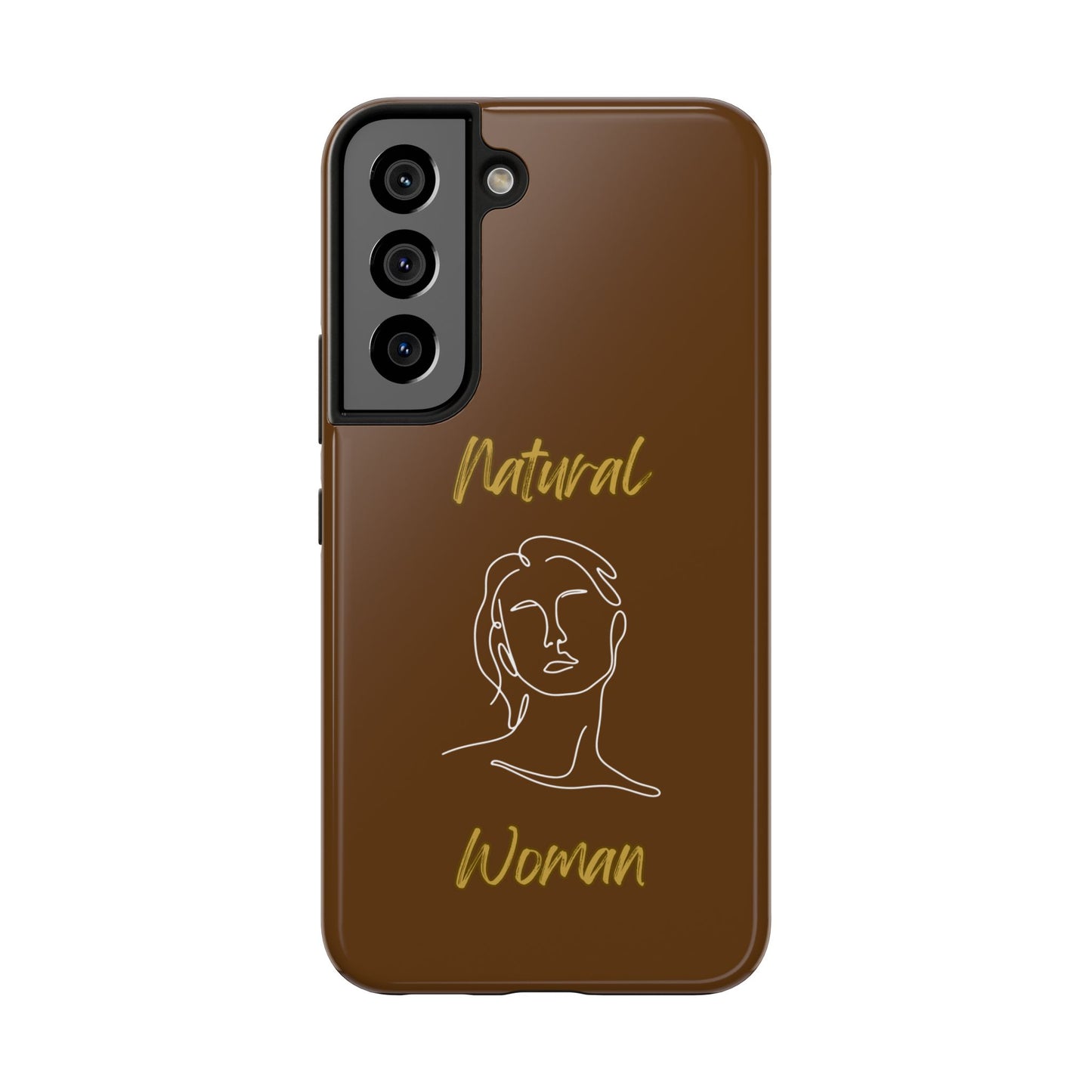 Natural Woman Hello (WL)Tough Phone Cases BROWN