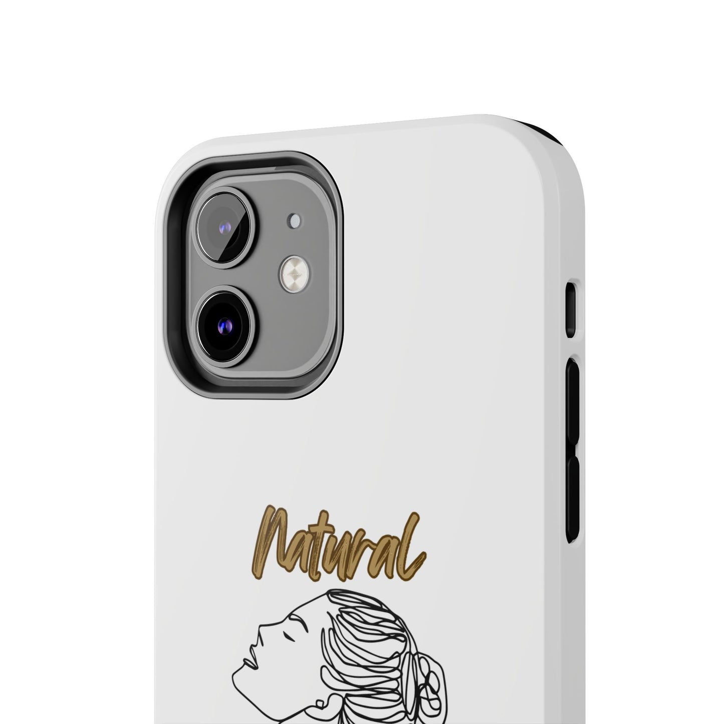 Natural Woman Wet Bun (BL) Tough Phone Cases WHITE