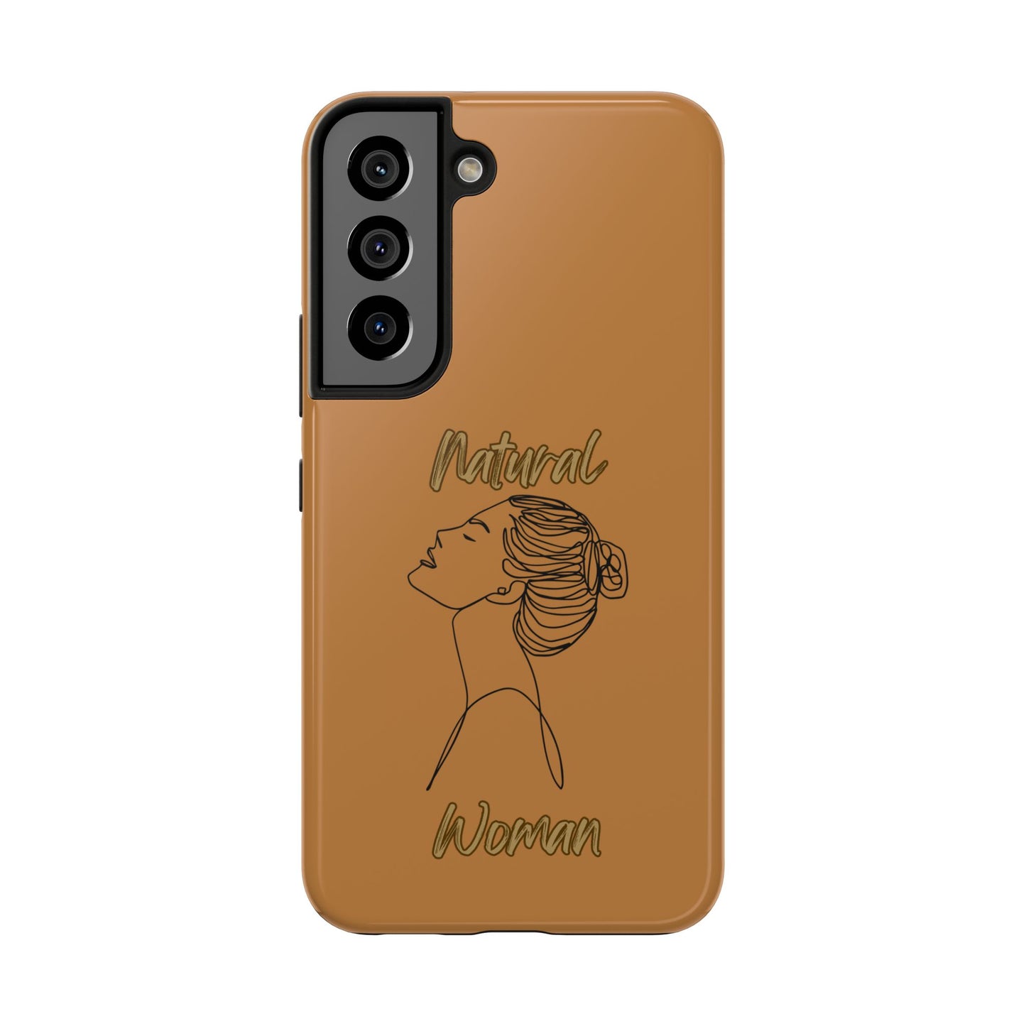 Natural Woman Wet Bun (BL) Tough Phone Cases LIGHT BROWN