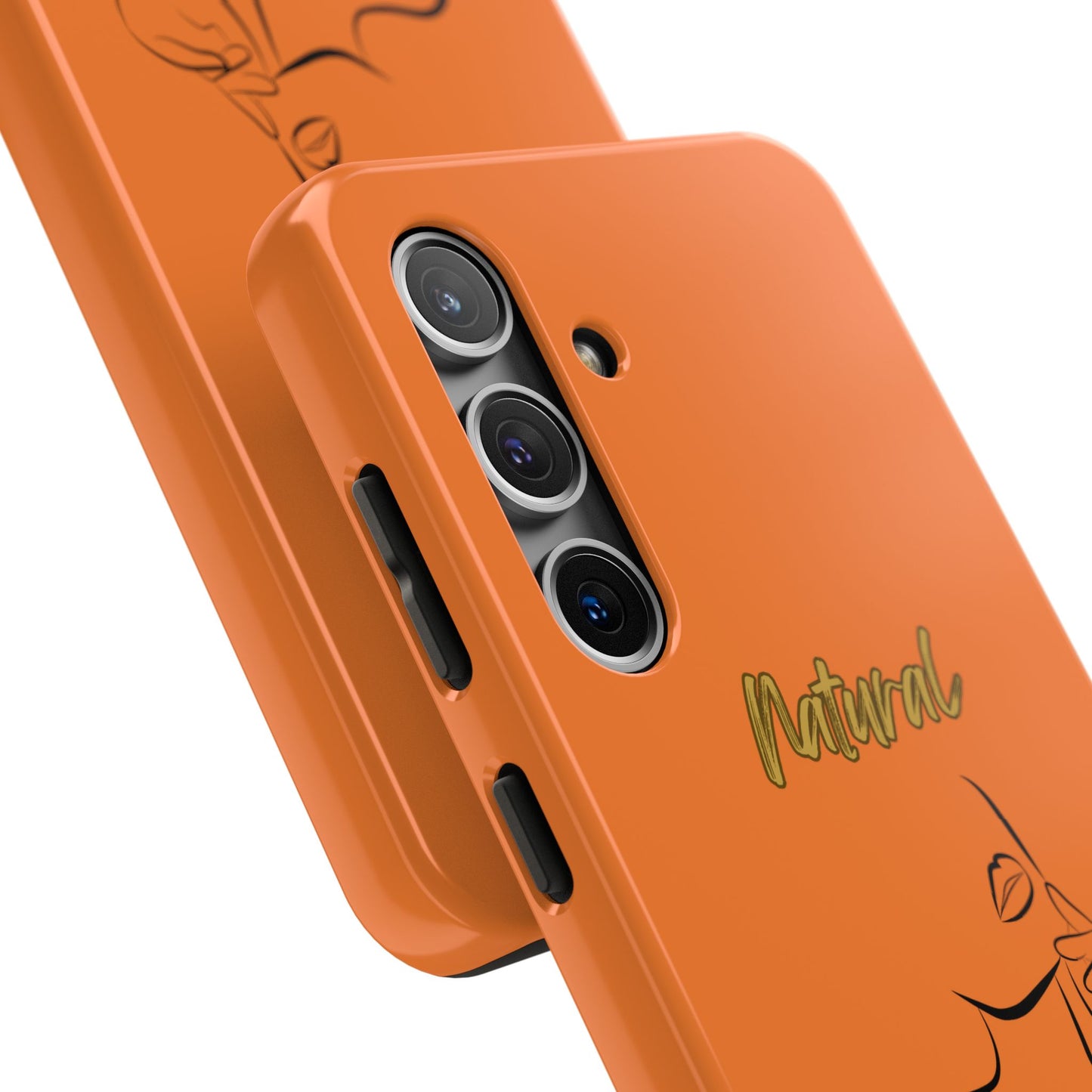 Natural Woman Chin Up (BL)Tough Phone Cases CUSTA