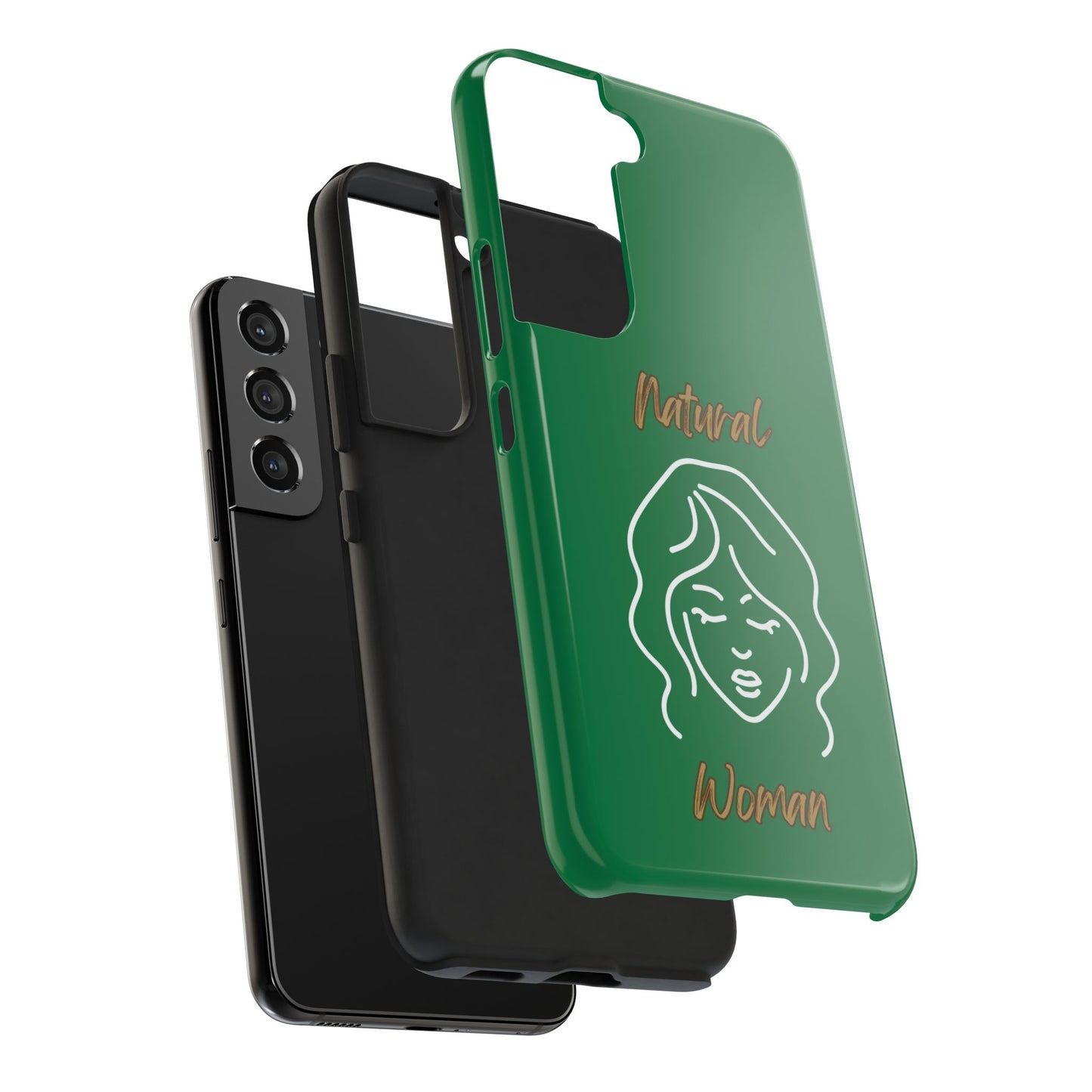 Natural Woman Modest (WL)Tough Phone Cases DARK GREEN