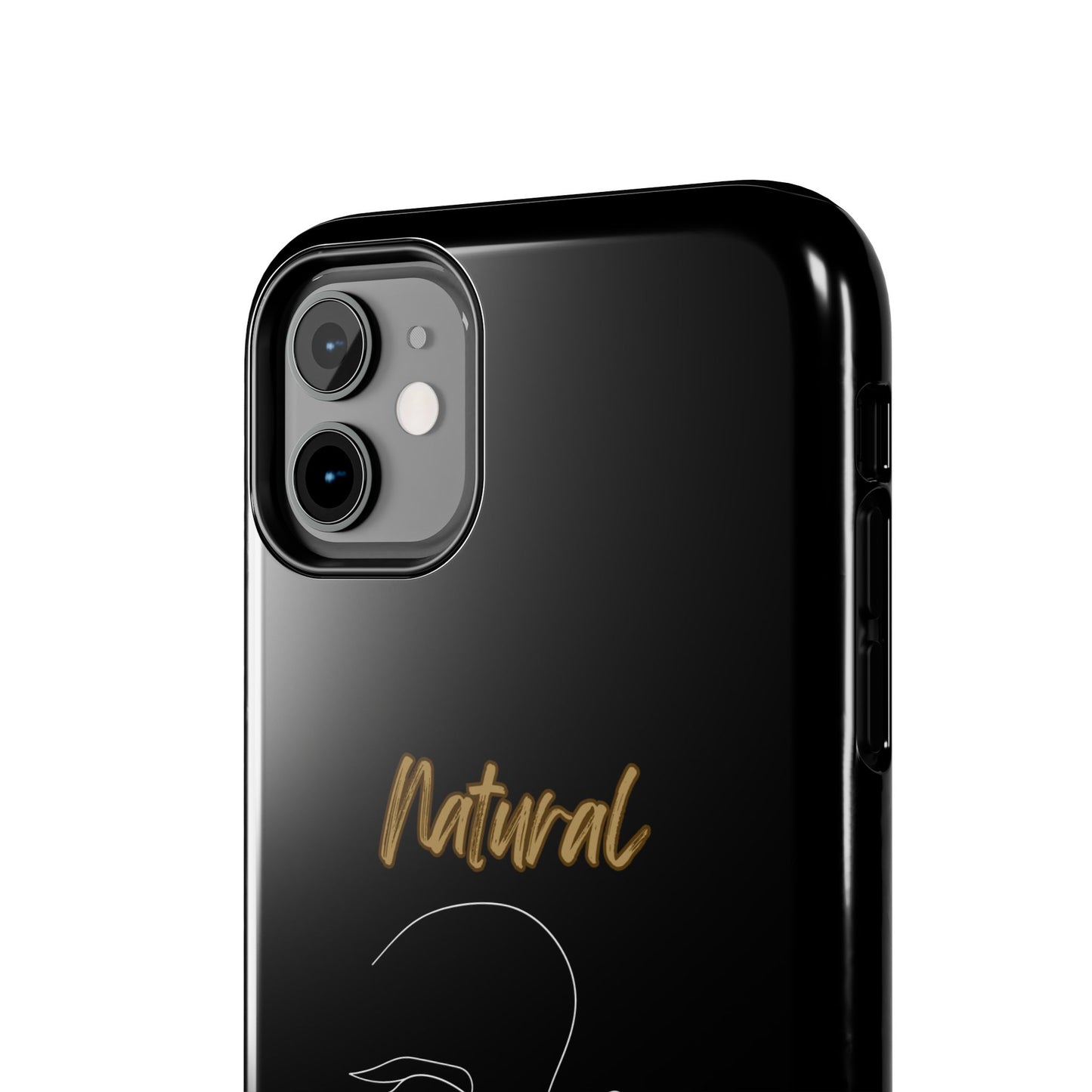 Natural Woman Looking (WL) Tough Phone Cases BLACK