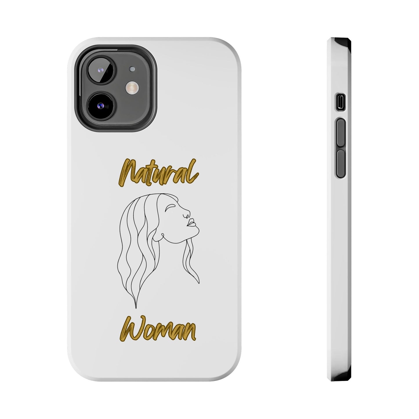 Natural Woman Breeze On Face (BL)Tough Phone Cases WHITE