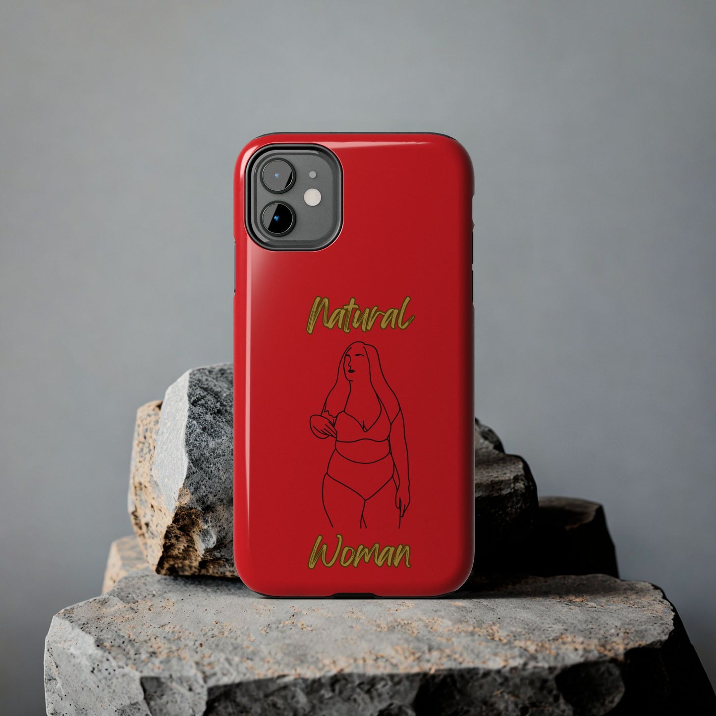 Natural Woman Full Beauty (BL)Tough Phone Cases RED