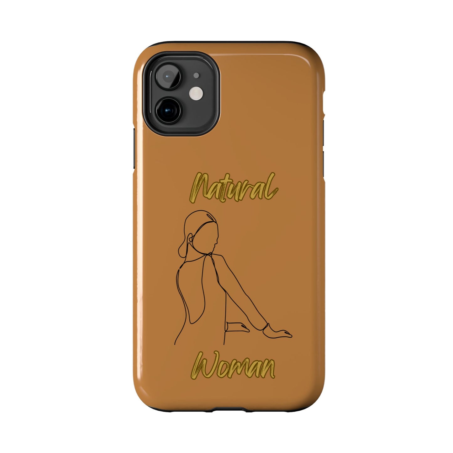 Natural Woman Hands Free (BL)Tough Phone Cases LIGHT BROWN