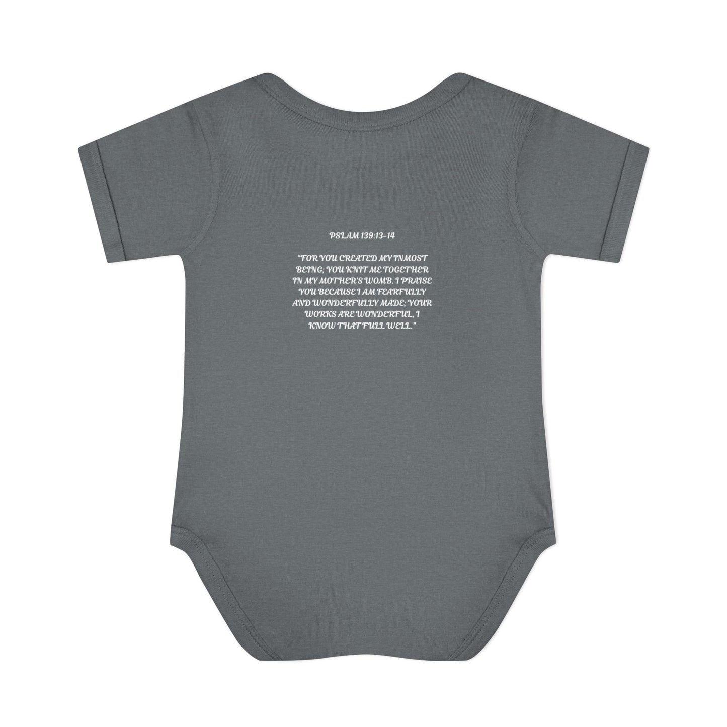 Kingdom Kids Infant Bodysuit - Psalm 139: 13-14