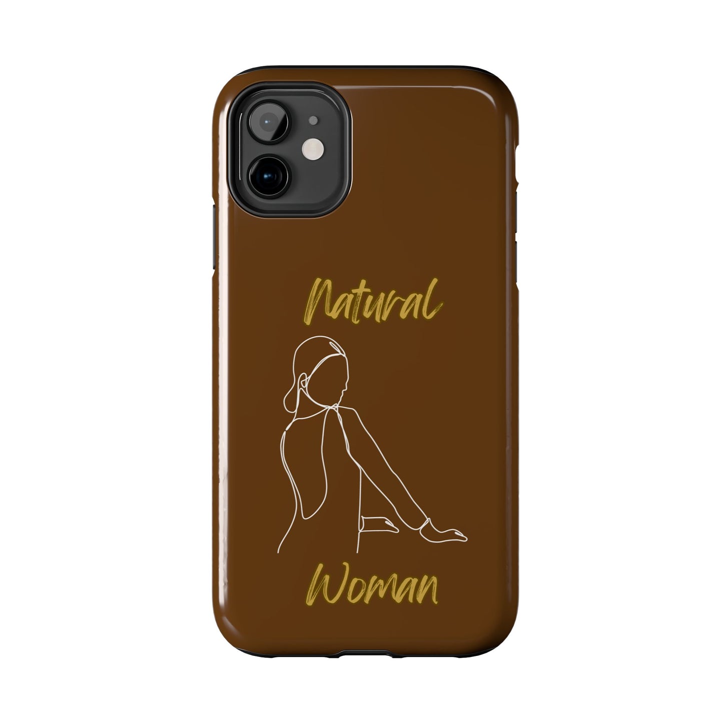 Natural Woman Hands Free (WL)Tough Phone Cases BROWN