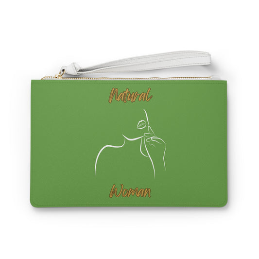 Natural Woman Chin Up (WL) Clutch Bag GREEN