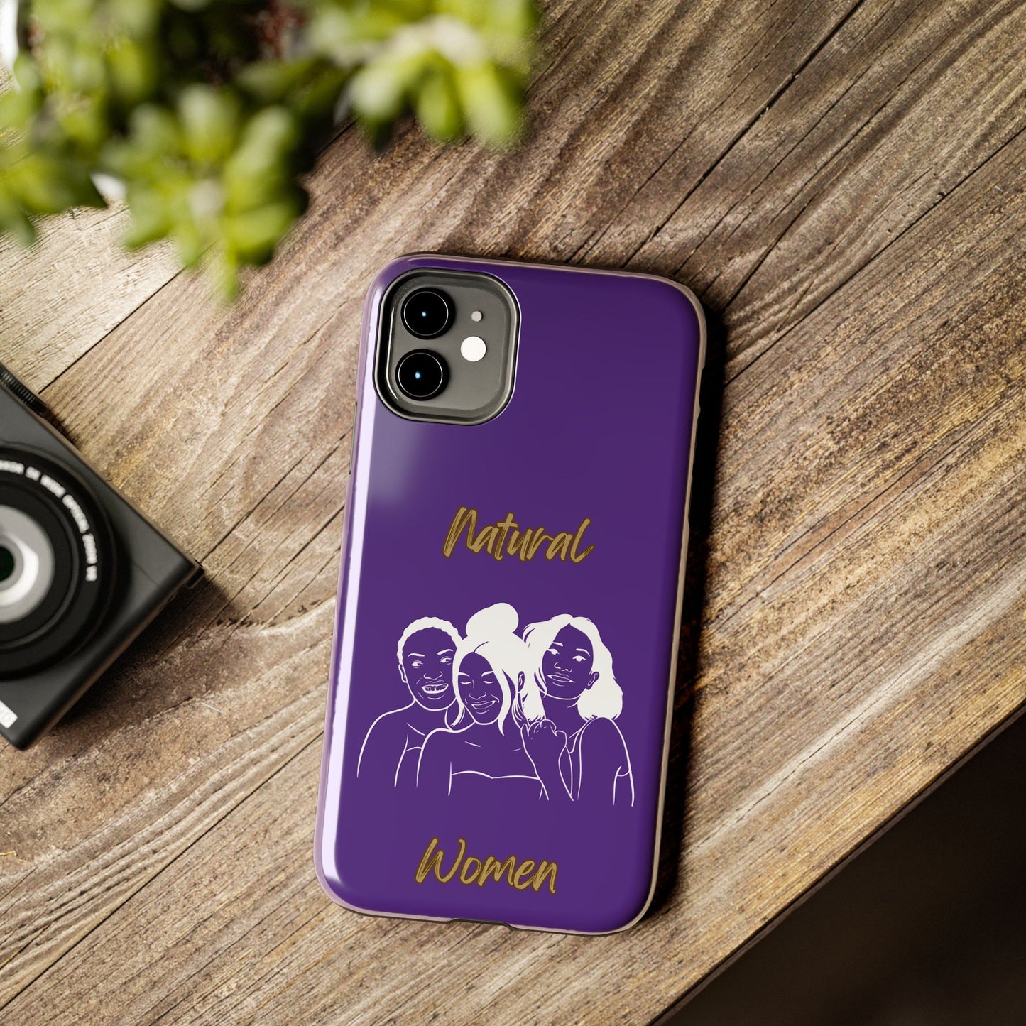 Natural Women Laughing Friends (WL)Tough Phone Cases PURPLE
