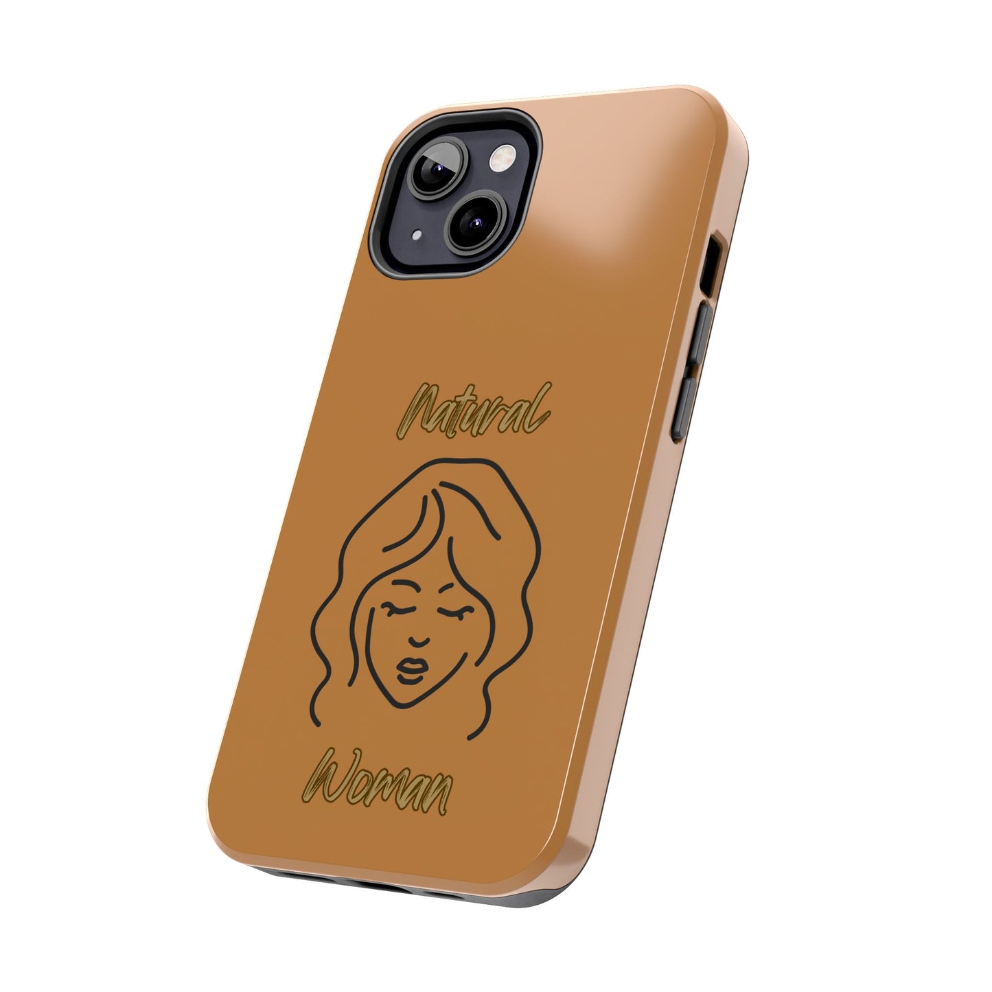 Natural Woman Modest (BL)Tough Phone Cases LIGHT BROWN