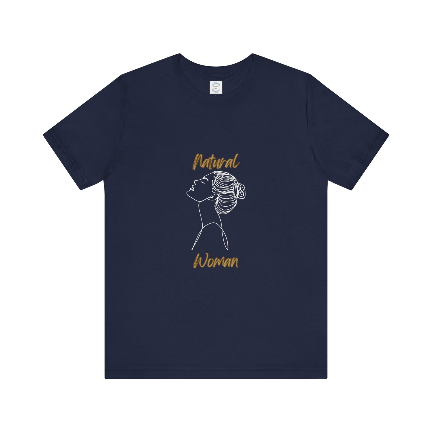 Natural Woman Wet Bun  (WL) Short Sleeve T-Shirt