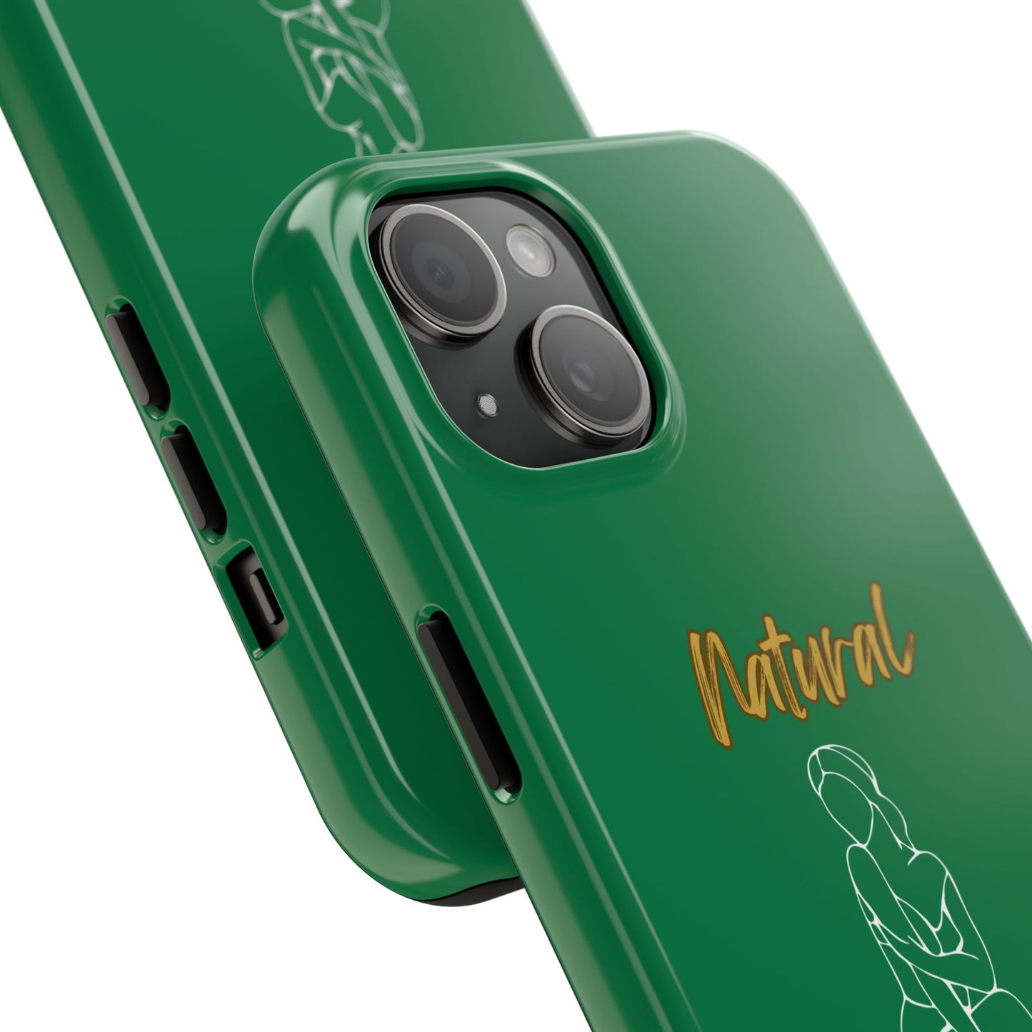 Natural Woman Shoulder Action (WL)Tough Phone Cases DARK GREEN
