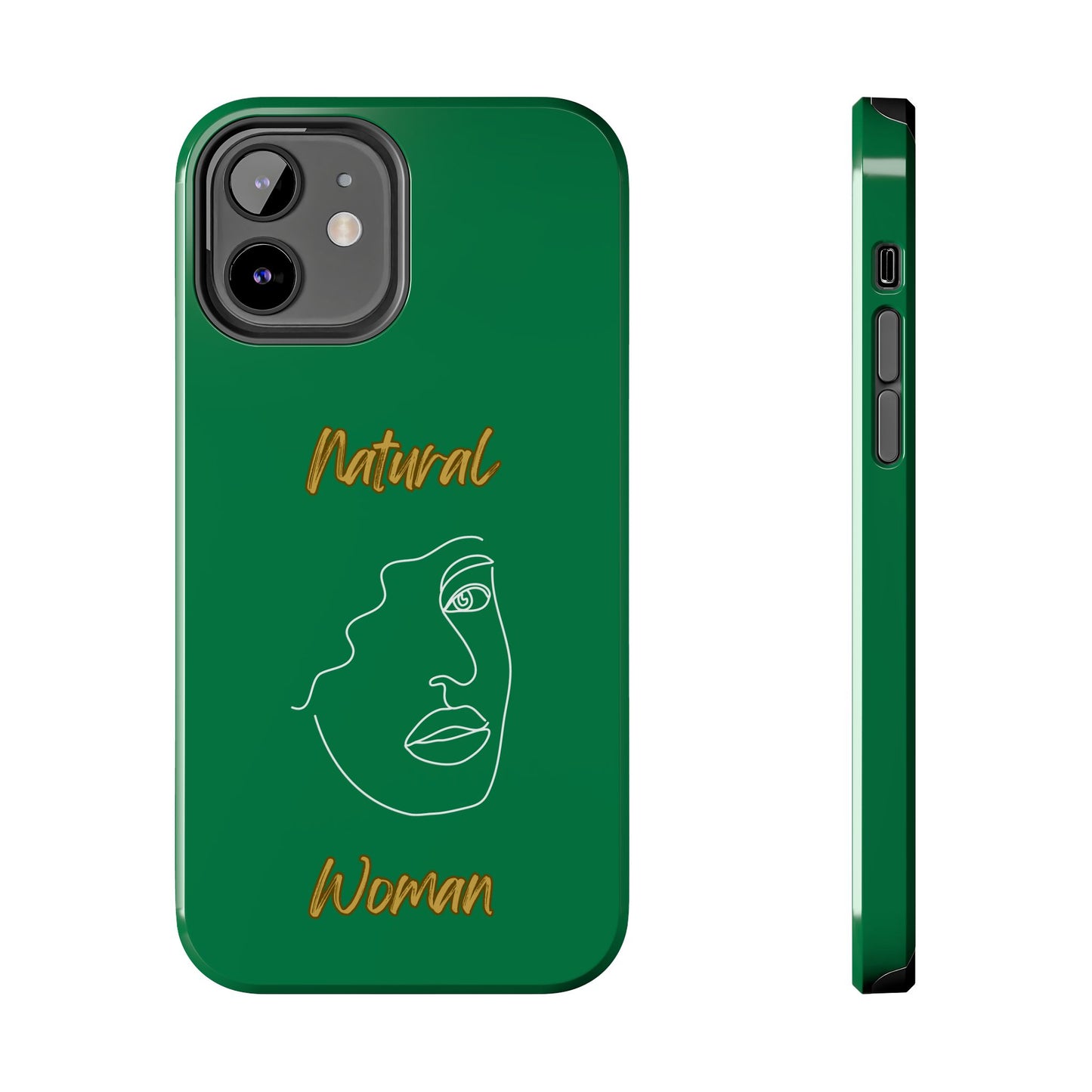 Natural Woman Peekaboo (WL)Tough Phone Cases DARK GREEN