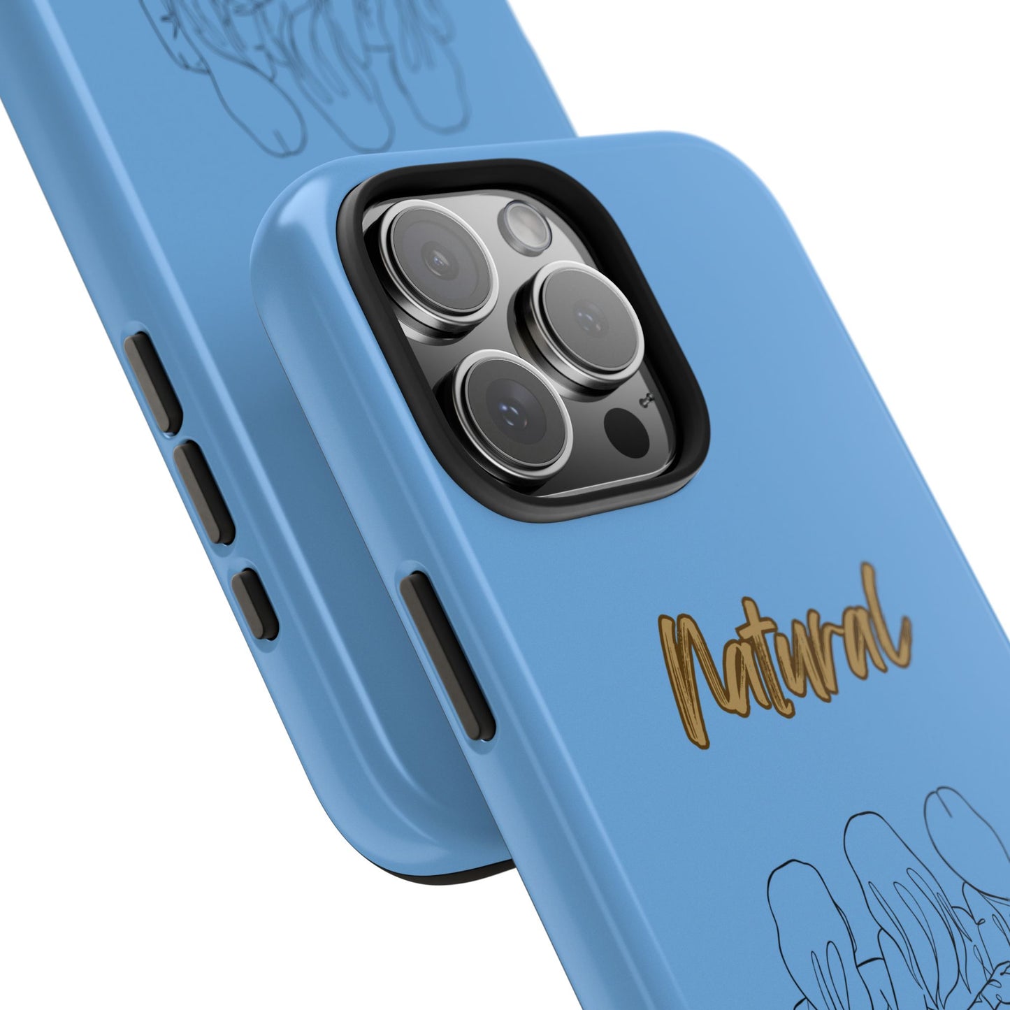 Natural Woman Loving Friends (BL)Tough Phone Cases LIGHT BLUE