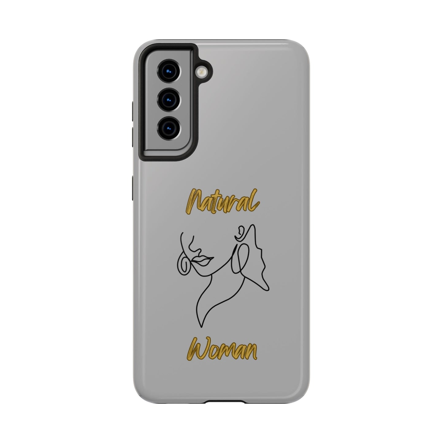 Natural Woman Lips (BL)Tough Phone Cases LIGHT GREY
