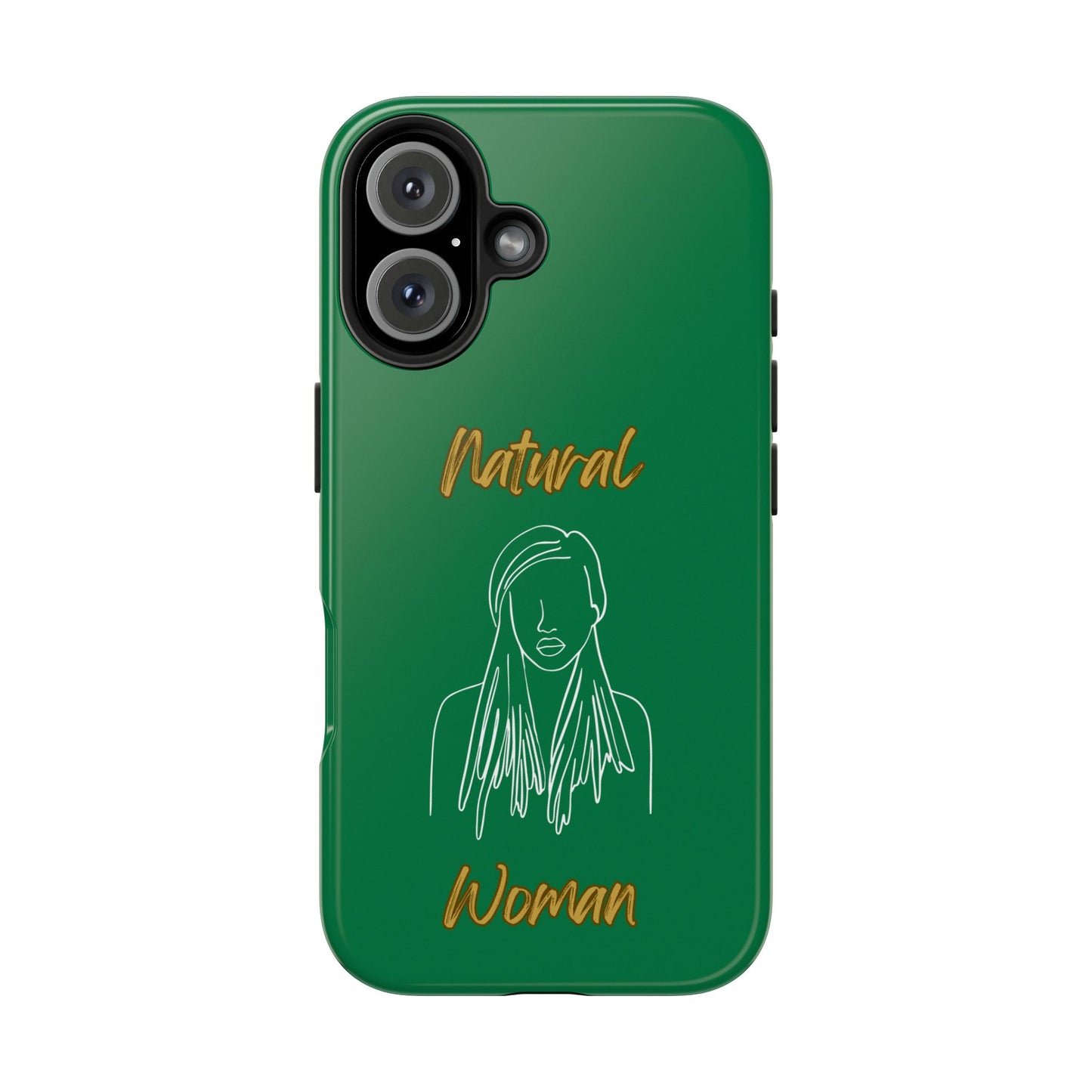 Natural Woman Content (WL)Tough Phone Cases DARK GREEN