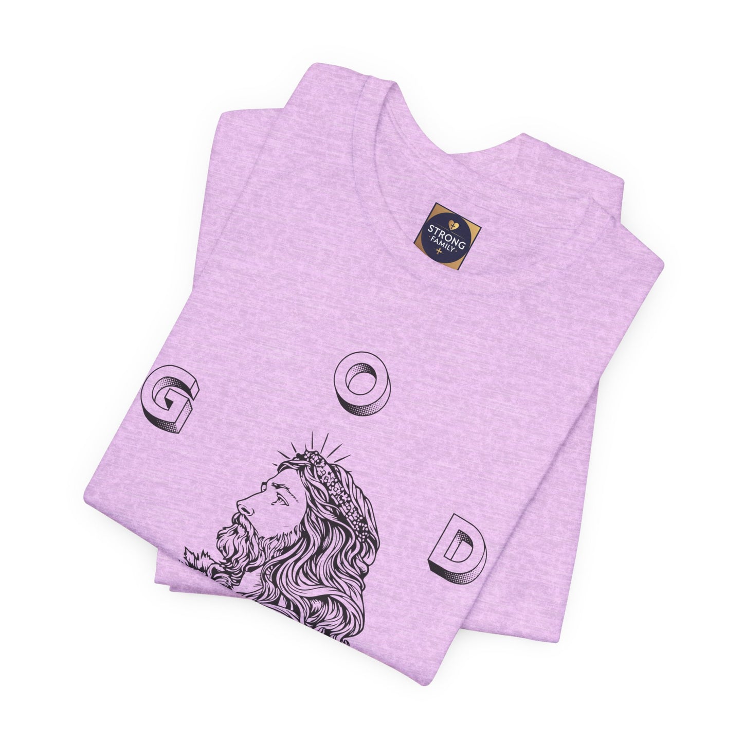 "GOD DID" —(BL) Jesus/Lion Profile