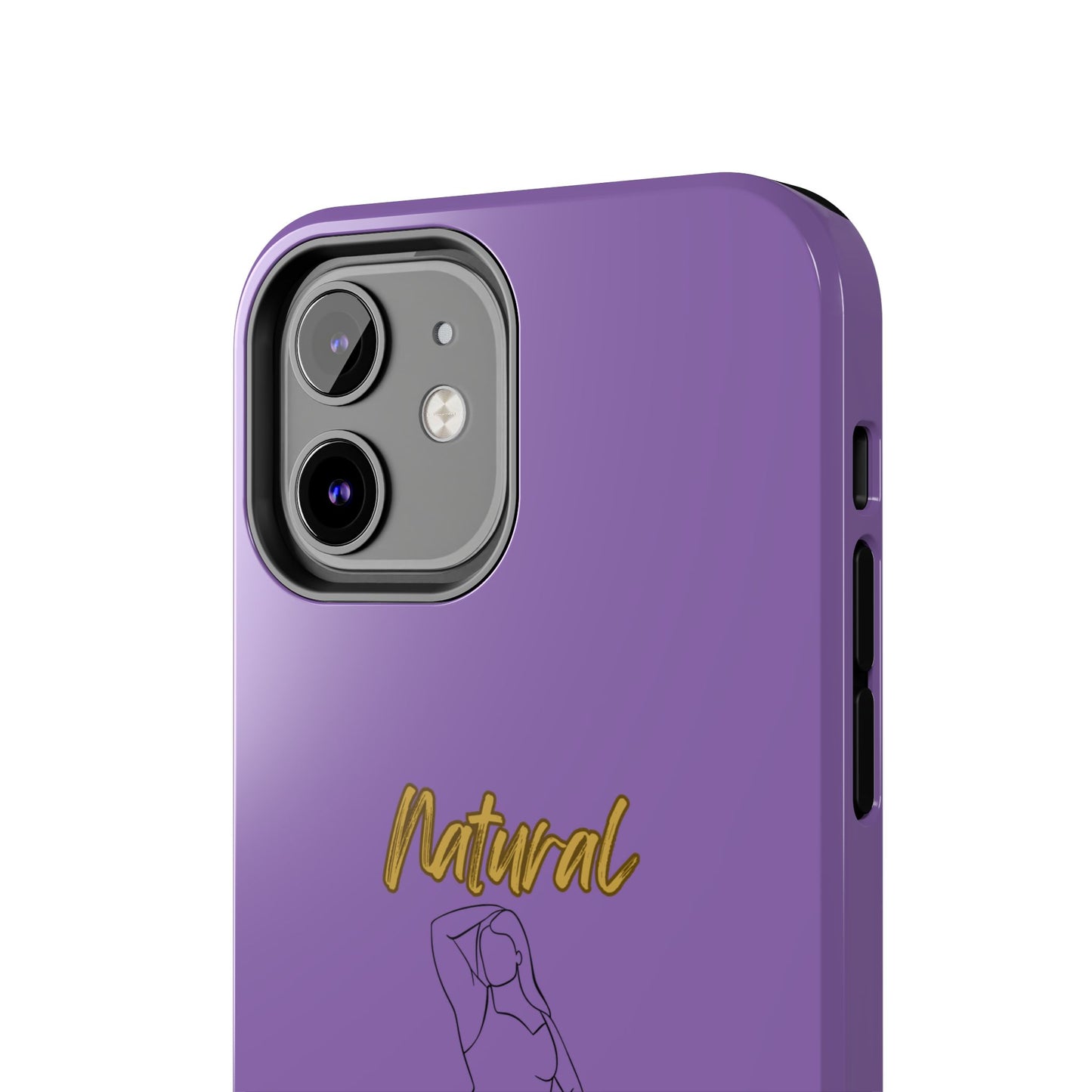 Natural Woman Looking Good (BL)Tough Phone Cases LIGHT PURPLE