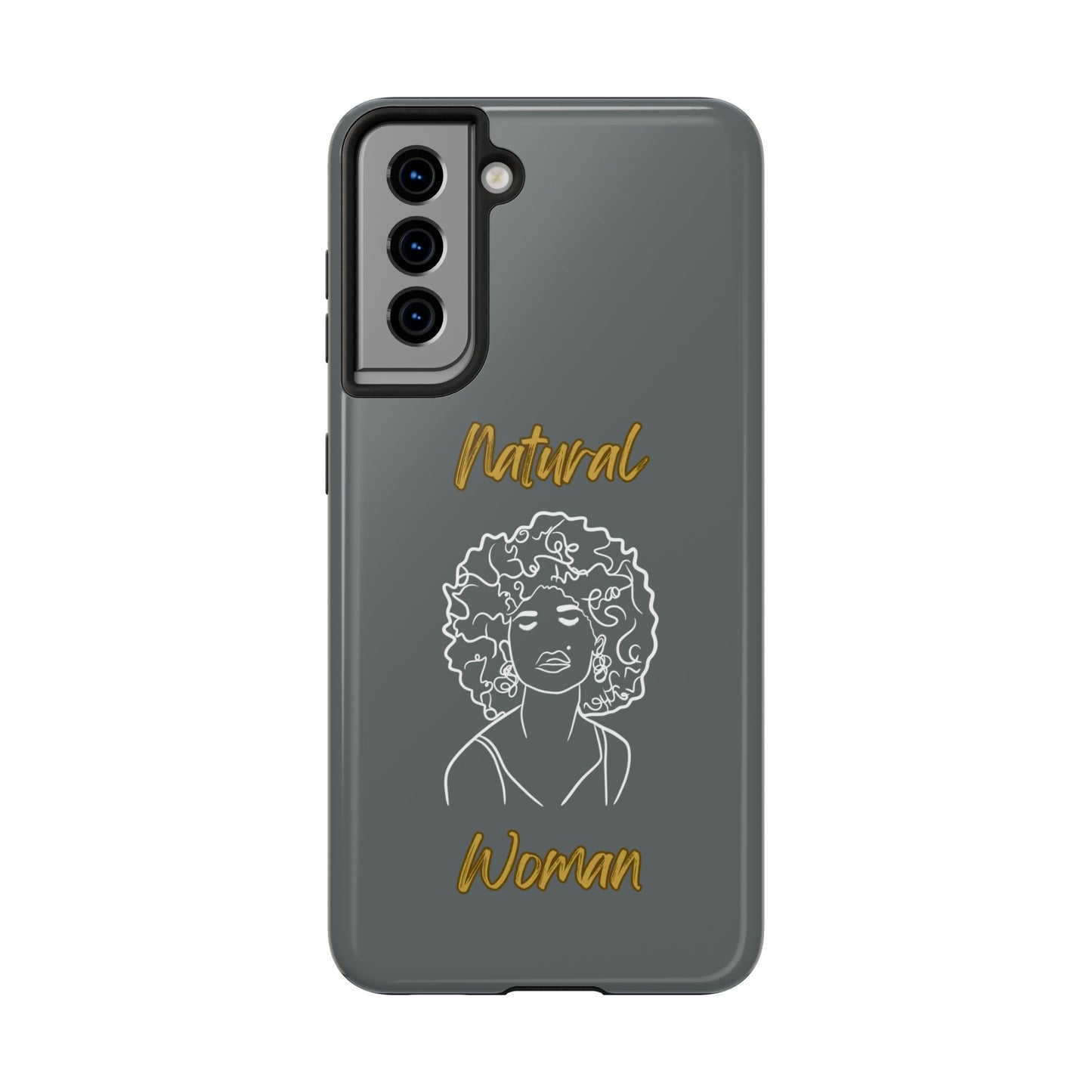 Natural Woman All About Me (WL)Tough Phone Cases DARK GREY