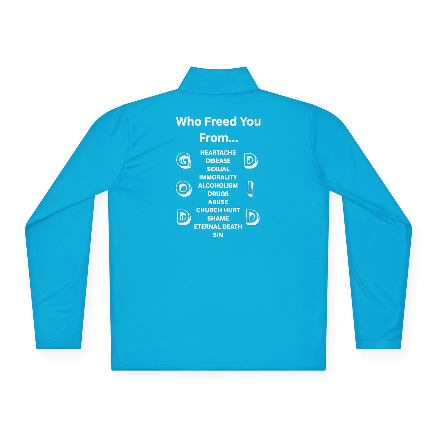 "GOD DID" Zip Pullover (WL)