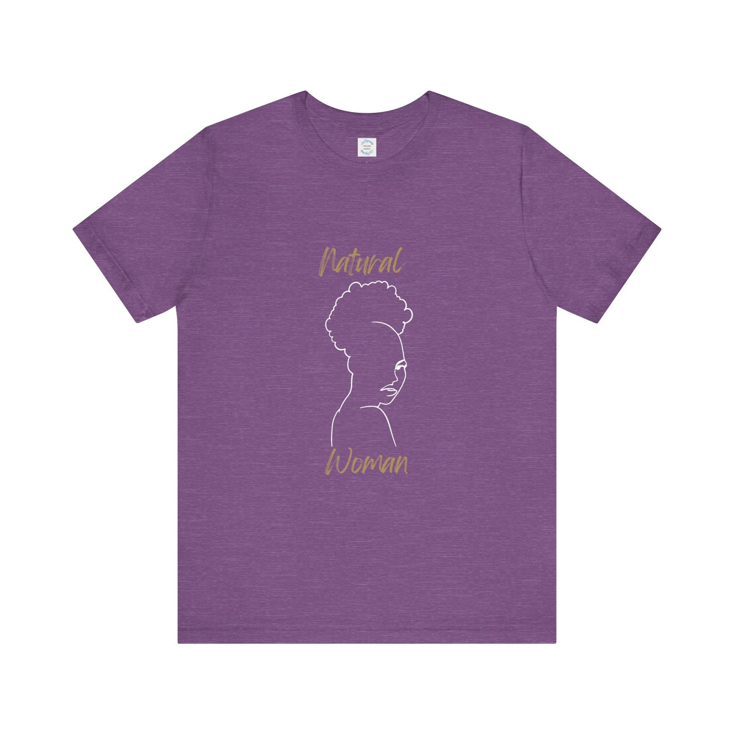 Natural Woman Twist Afro (WL) Short Sleeve T-Shirt