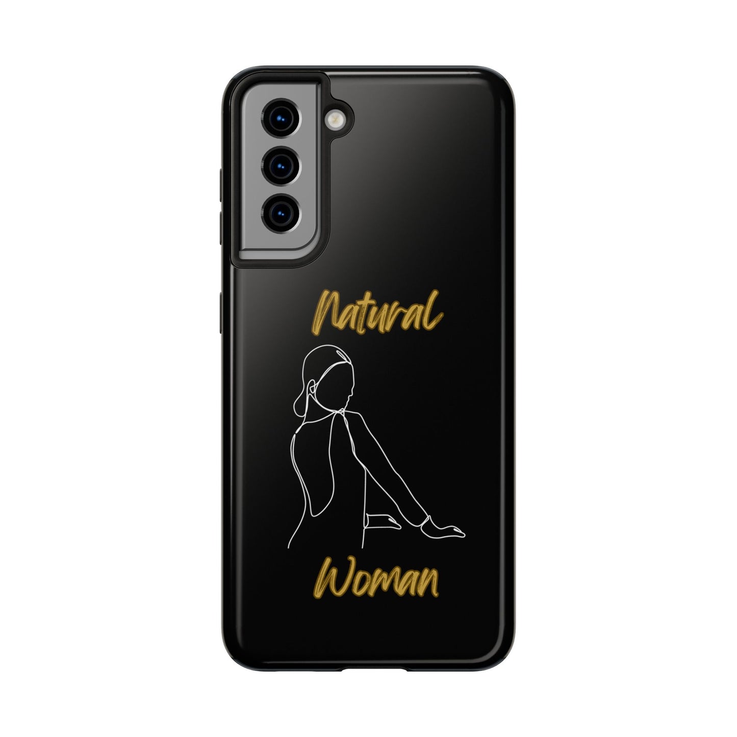 Natural Woman Hands Free (WL)Tough Phone Cases BLACK